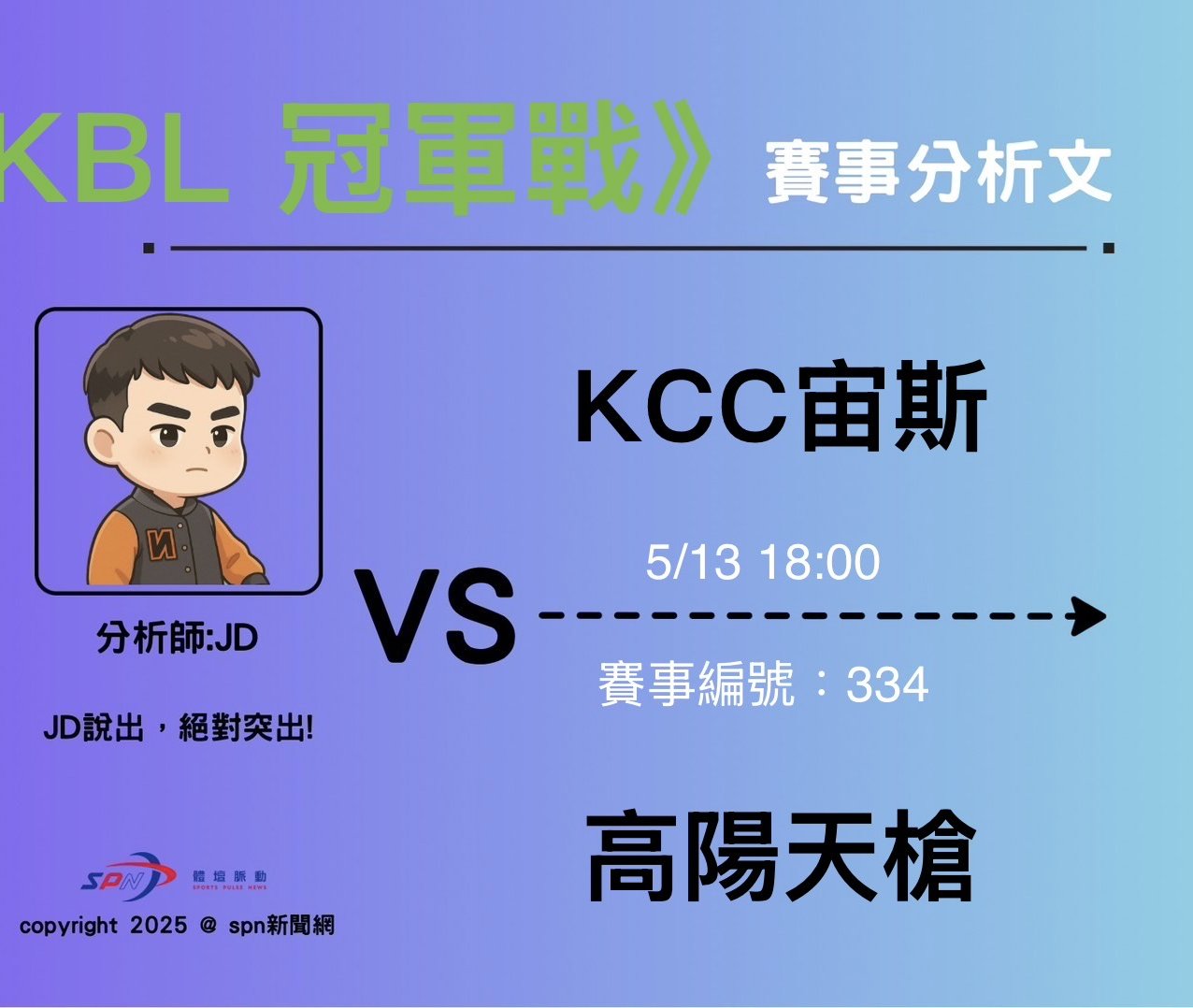 運彩學堂》 5/13 冠軍戰G5關鍵戰役 高陽全力拚搏延長戰線