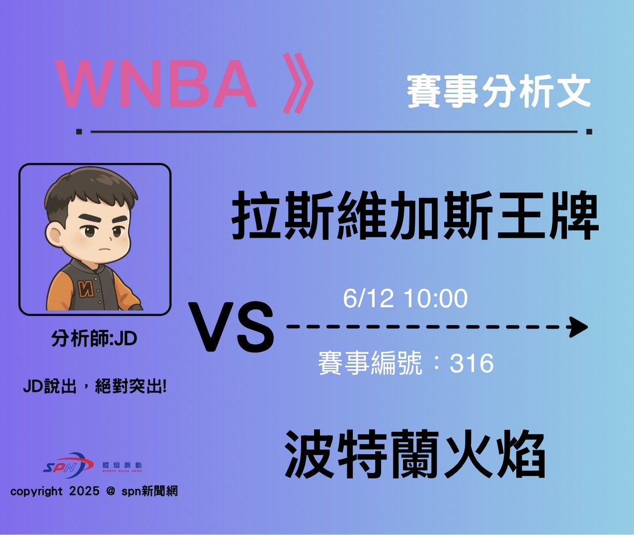 運彩學堂》 6/12 爭冠級球隊 VS 擴編新軍 本季首次交手誰能搶下歷史對戰第一勝