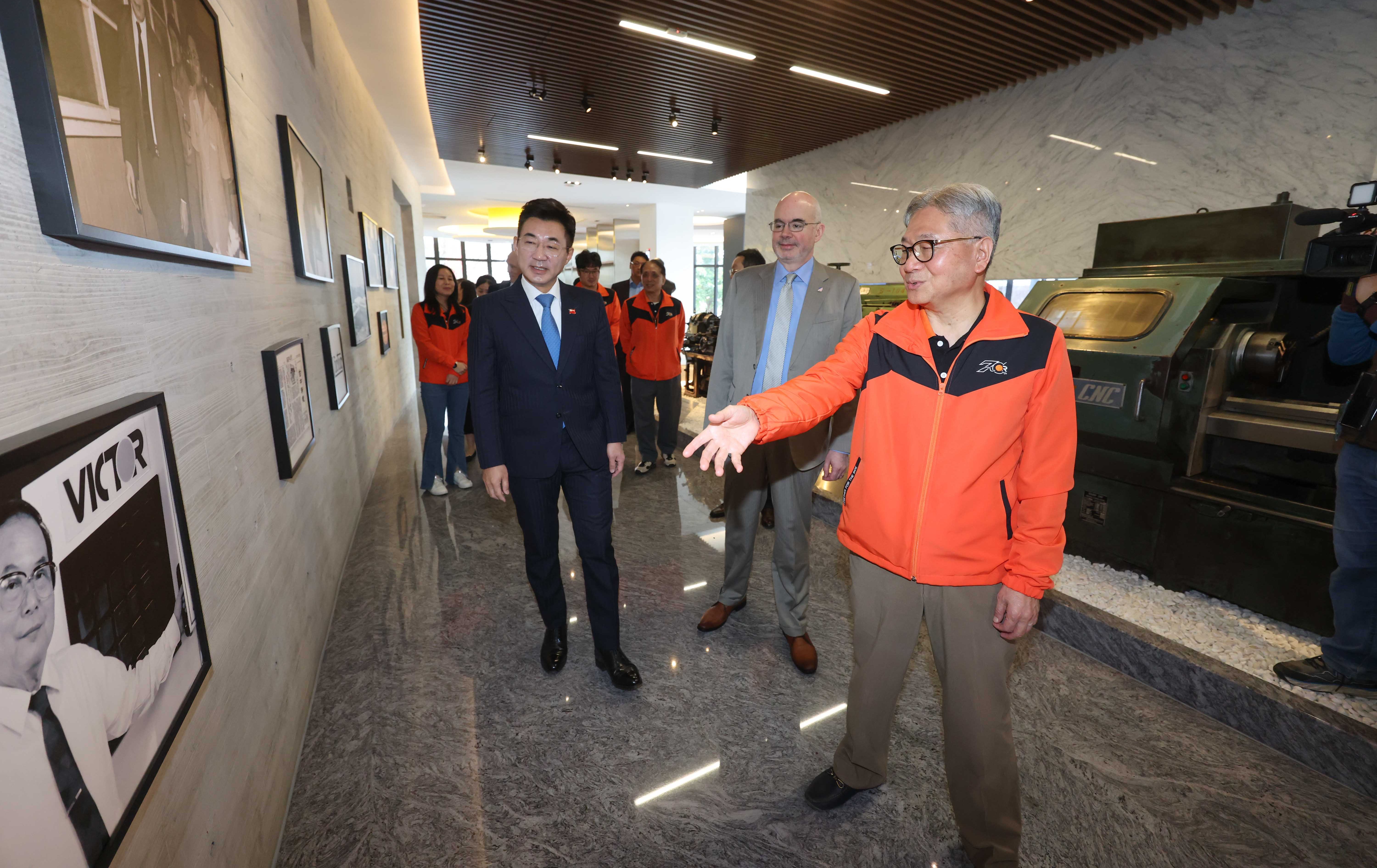 把AIT帶進工廠！江啟臣力推「隱形冠軍」外交 讓世界看見臺中實力