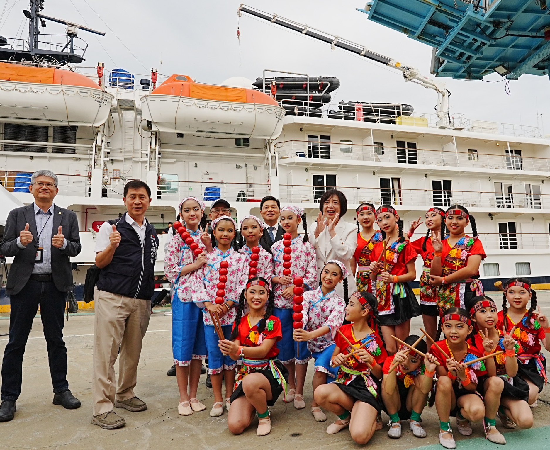 睽違 7 年！國際郵輪「島嶼天空號」首航台中港