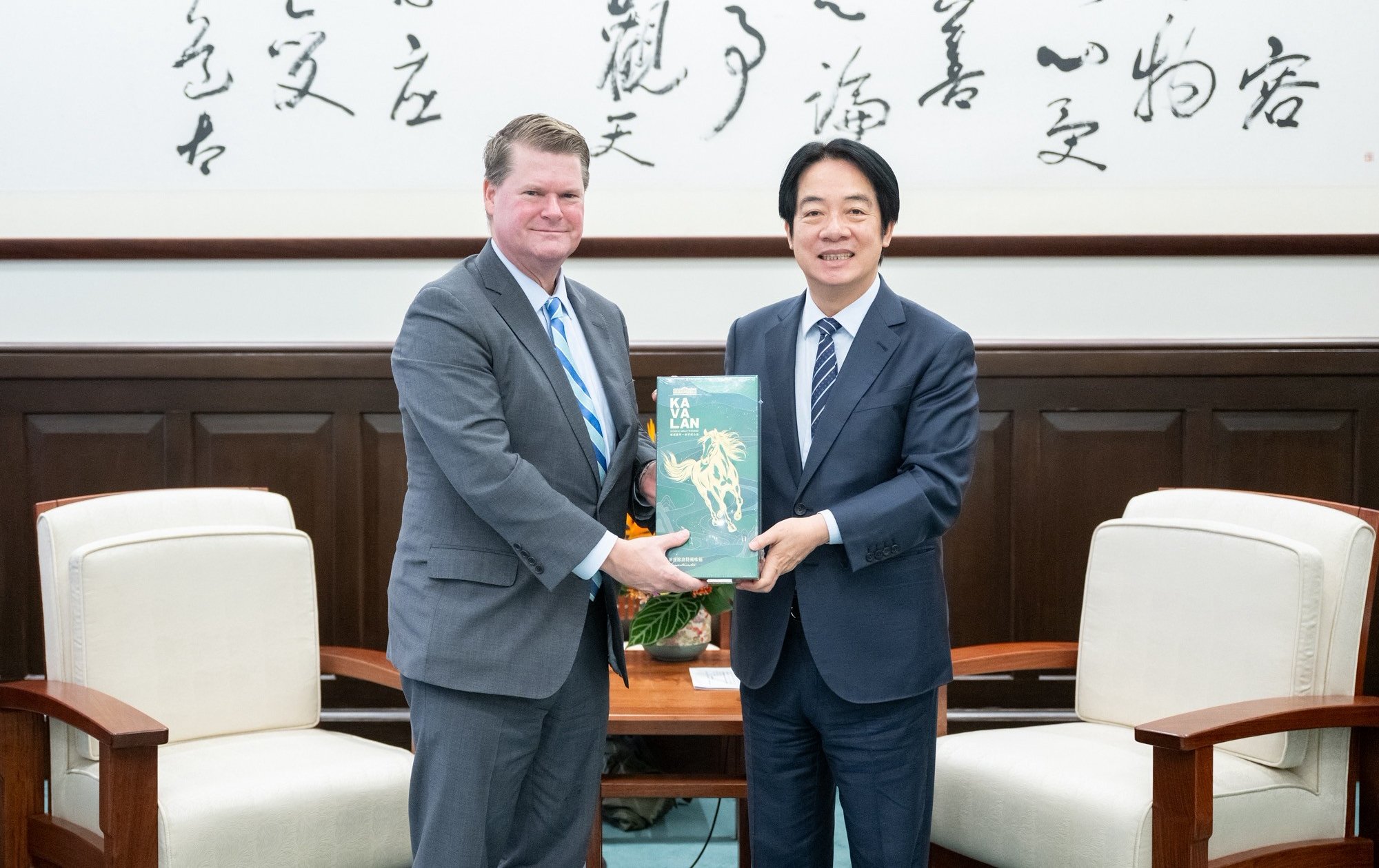 台北》賴總統會晤印太安全研究所訪團 盼深化臺美國防與經貿合作