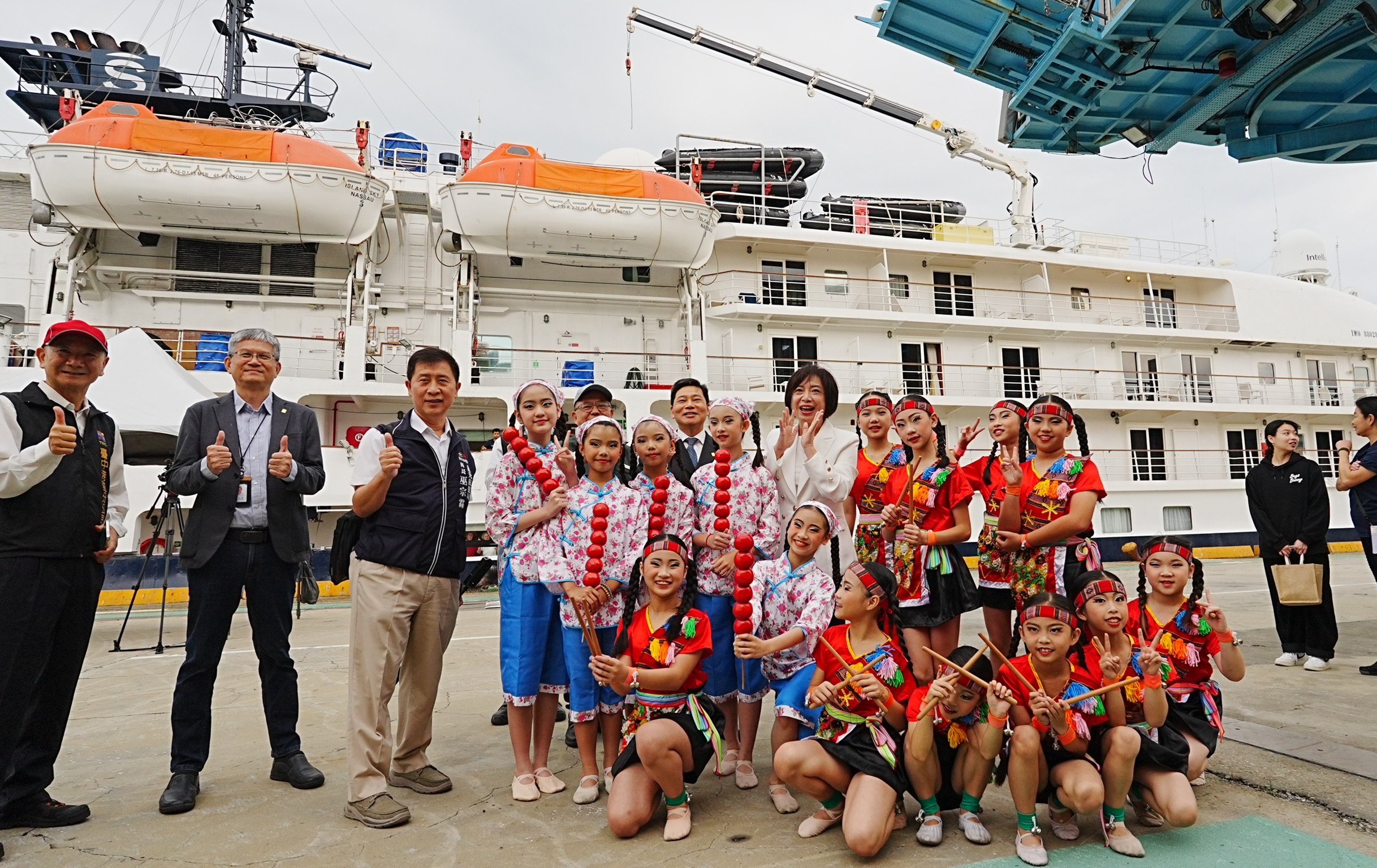 睽違 7 年！國際郵輪「島嶼天空號」首航台中港