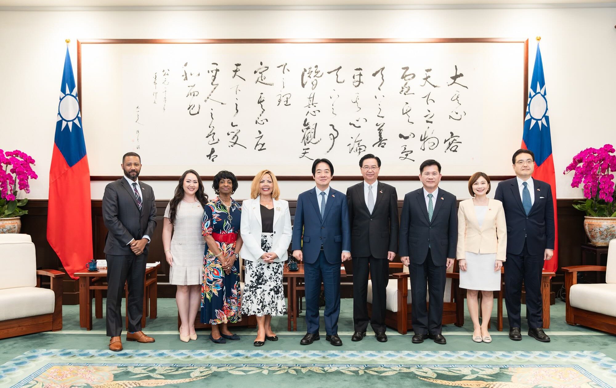 賴清德接見美國國家民主基金會訪團 盼深化臺美合作抗衡威權擴張