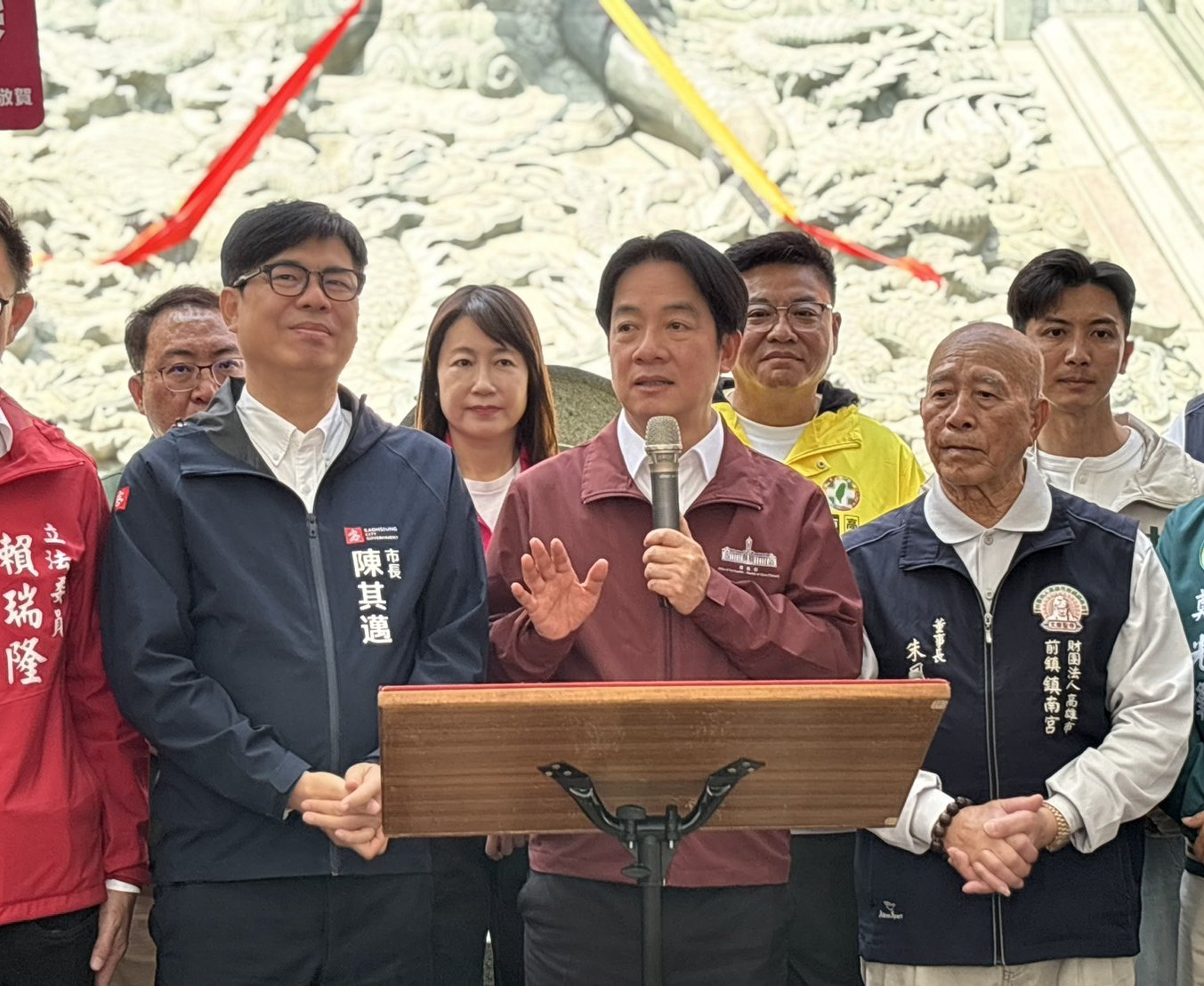 大年初二總統南下發放祈福紅包  賴清德：陳其邁要為中央承擔更大責任