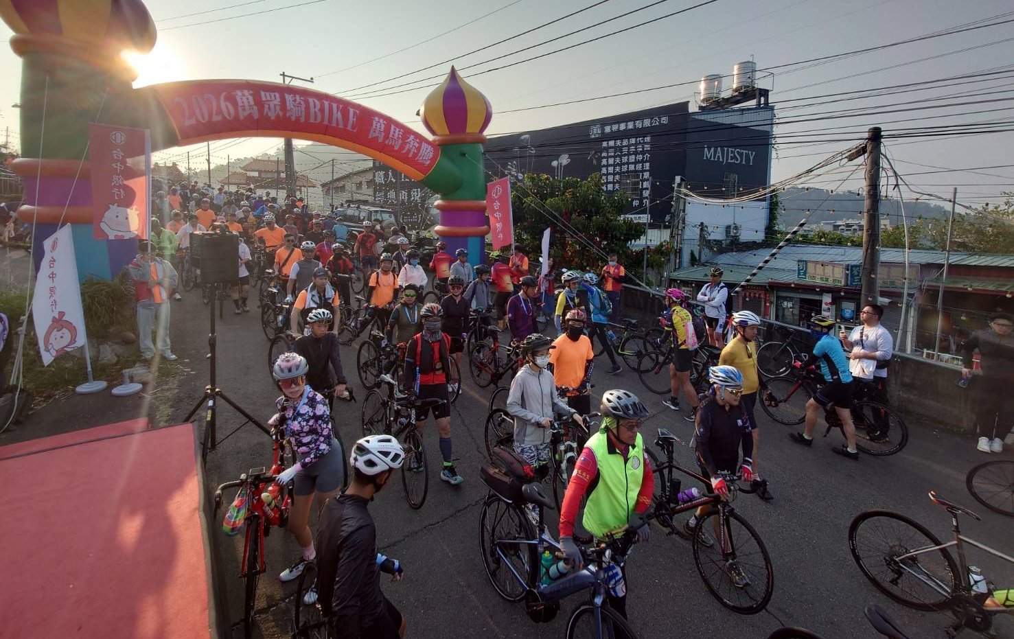 萬眾騎BIKE盛大登場！ 三千車友挑戰95K巡禮台中六大宮廟