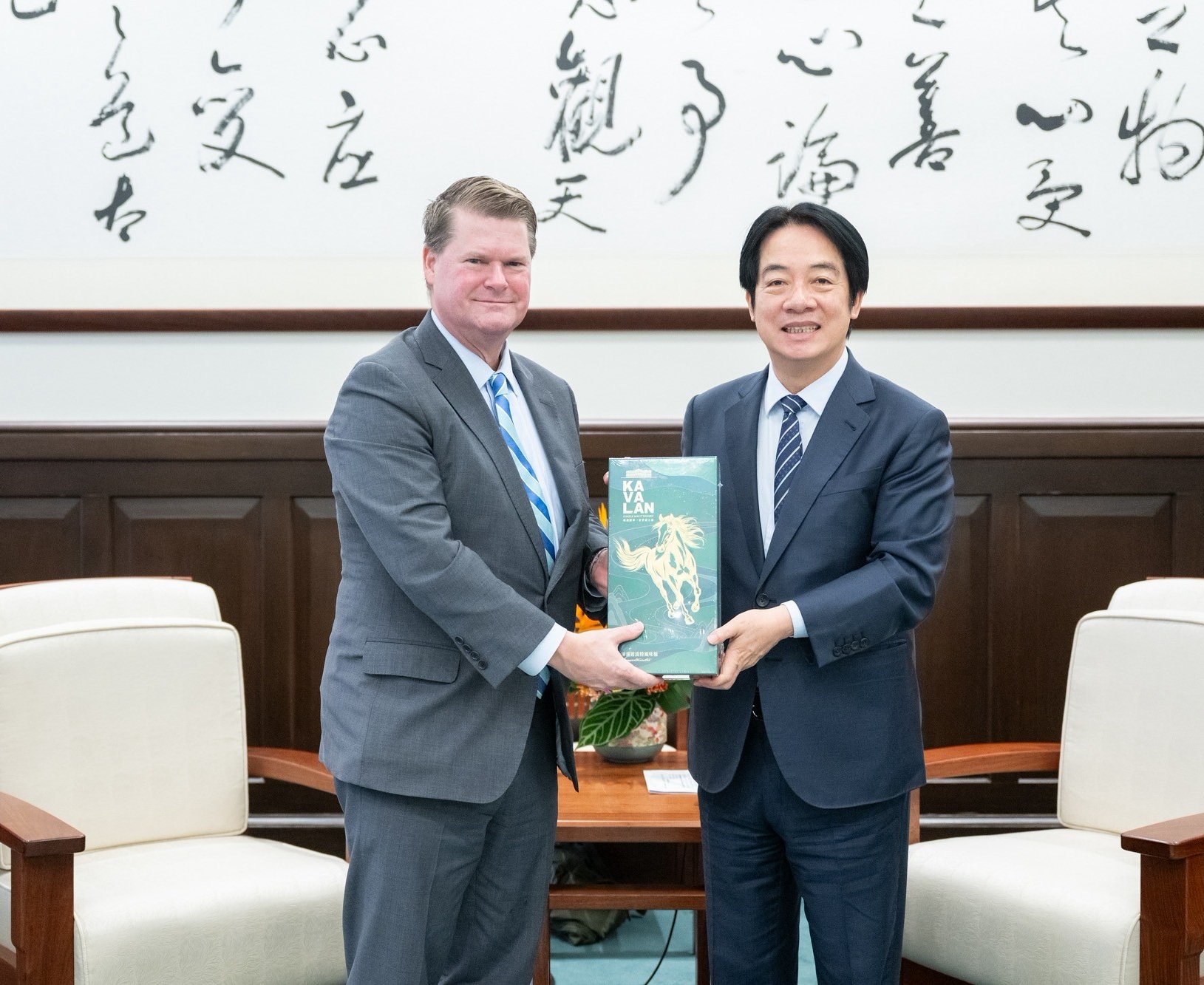 台北》賴總統會晤印太安全研究所訪團 盼深化臺美國防與經貿合作