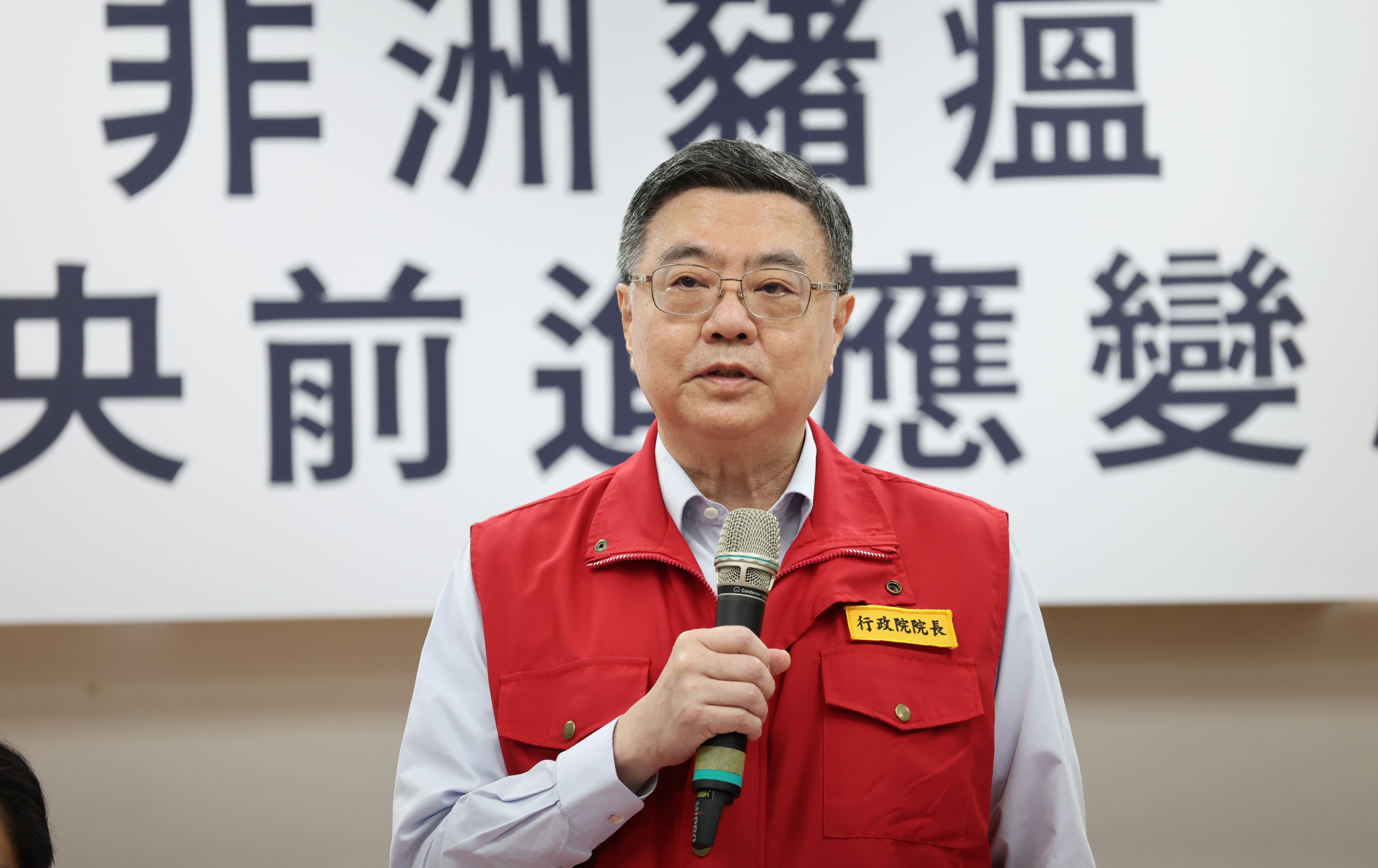 卓榮泰8天三赴台中！　籲「集全國之力」圍堵非洲豬瘟疫情