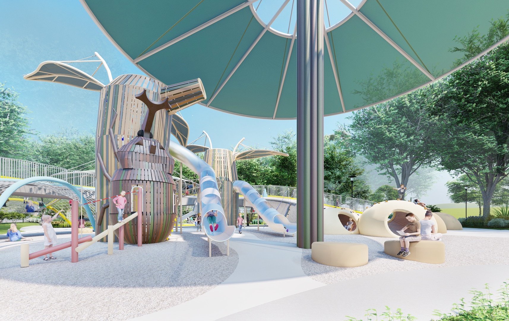 全國首座！ 東勢獨角仙公園邁入完工衝刺 打造台中最強山城生態地標