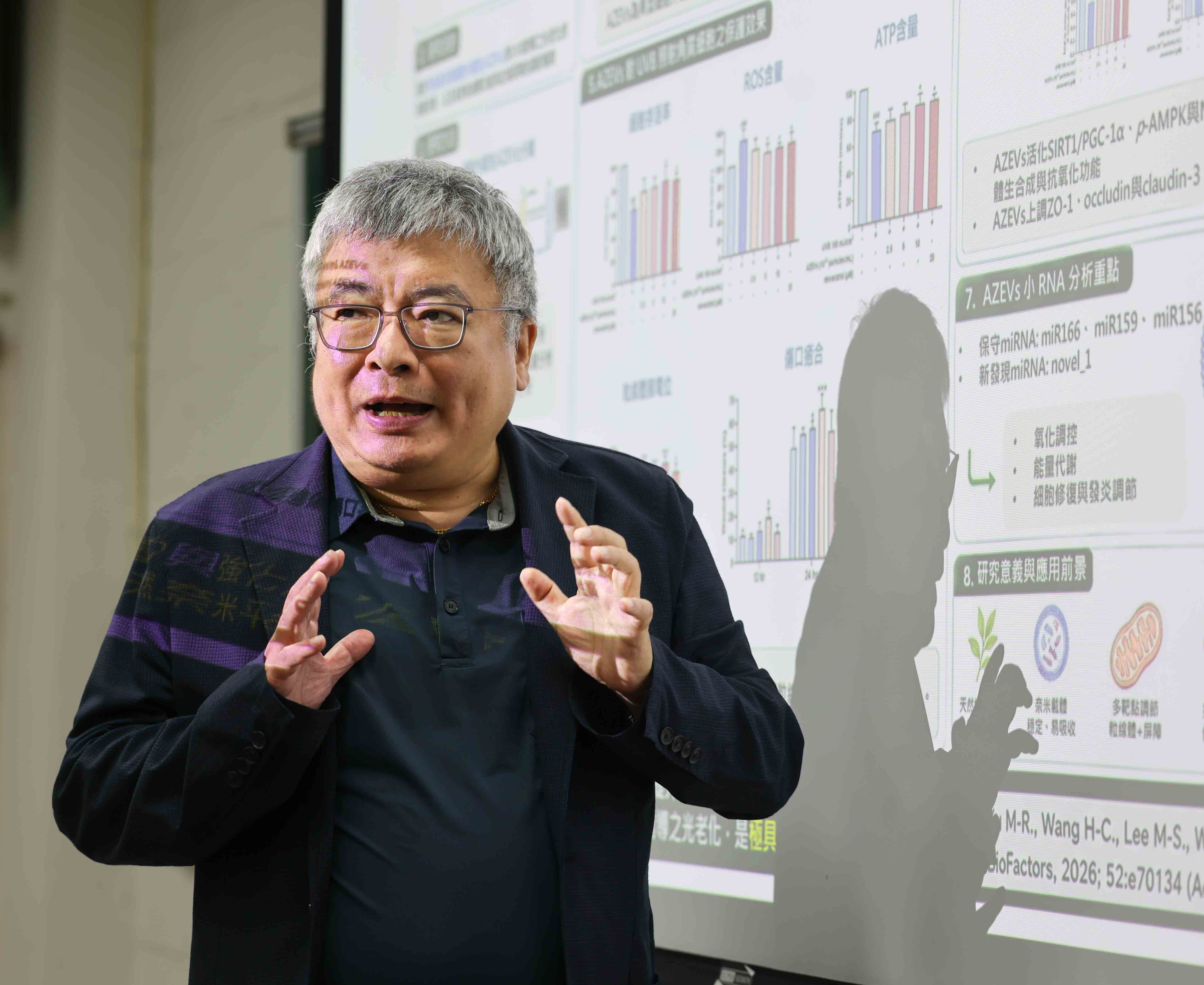 台中》中興大學團隊發現月桃葉外囊泡具抗老潛力 成果登國際期刊