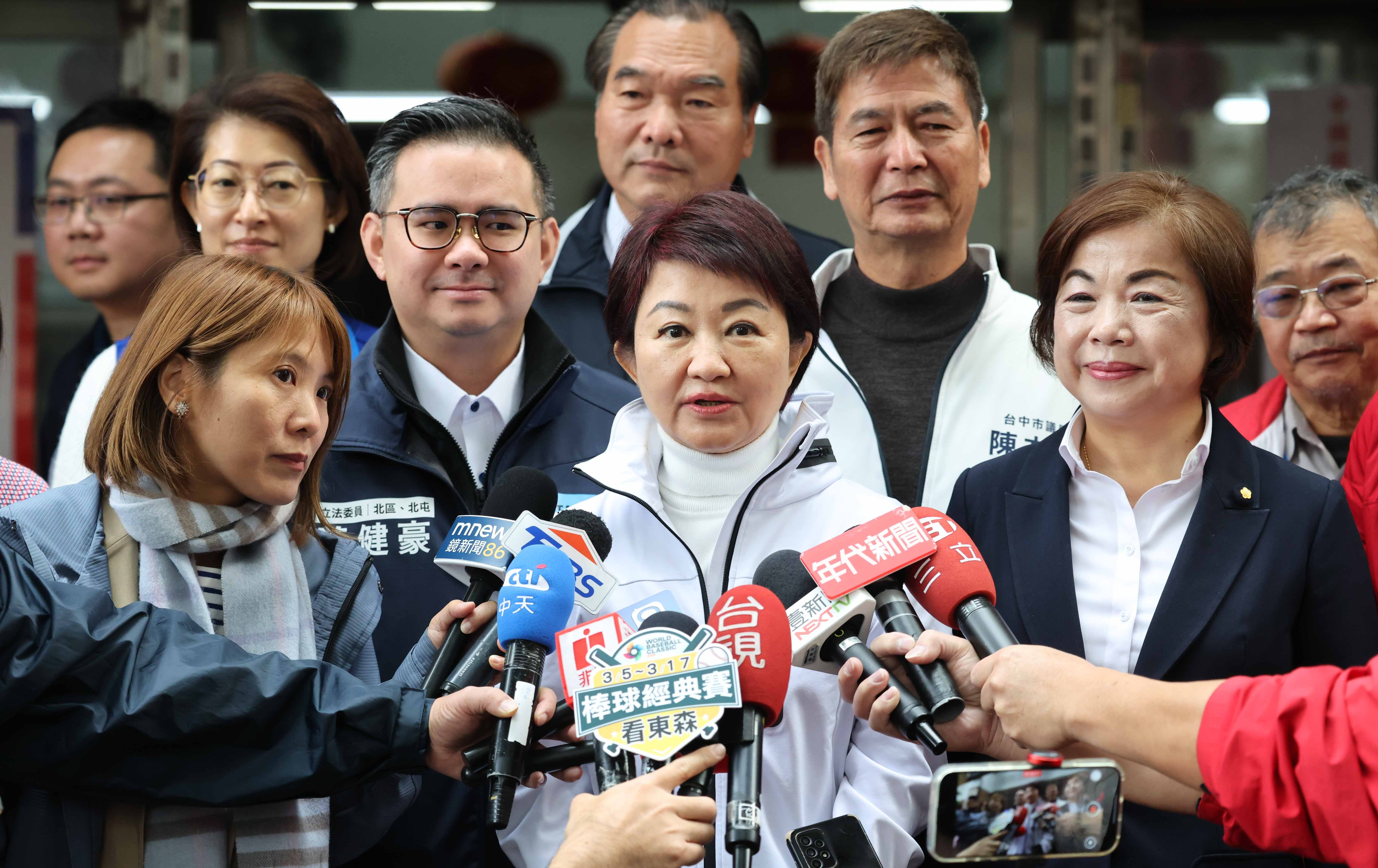 國民黨中央委員投票　盧秀燕現身市黨部：選賢與能、完善組織才能為國服務