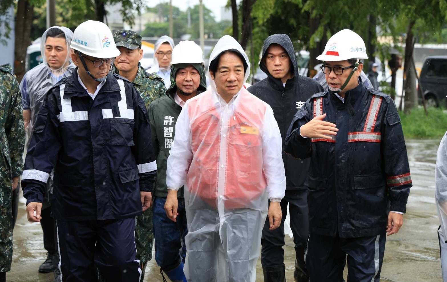 高雄》賴清德視察北高雄防洪工程 肯定積淹水改善、允諾全力支持治理預算