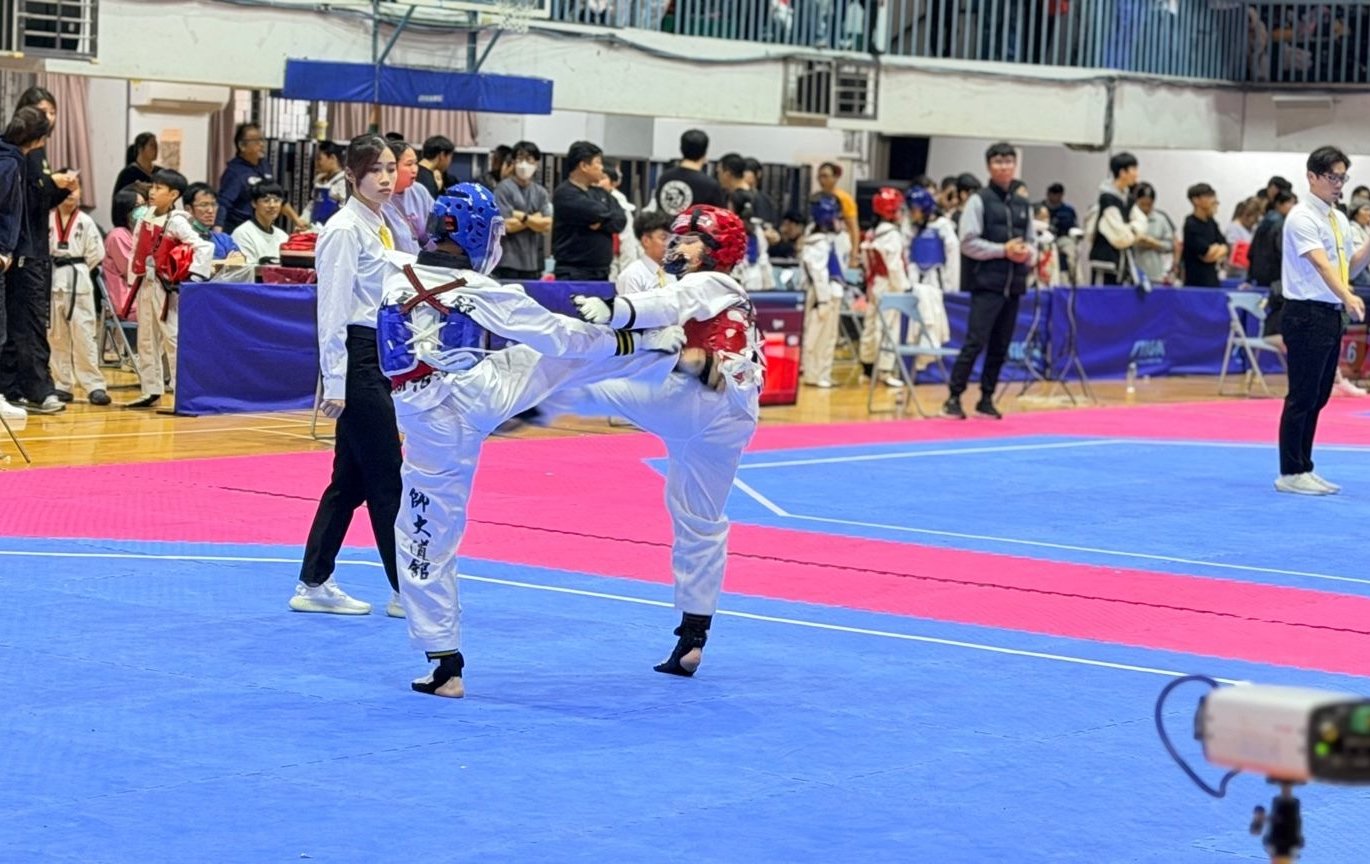 勇氣比完美更重要！ 北市教育盃跆拳道錦標賽 1600名小選手展現運動家風範