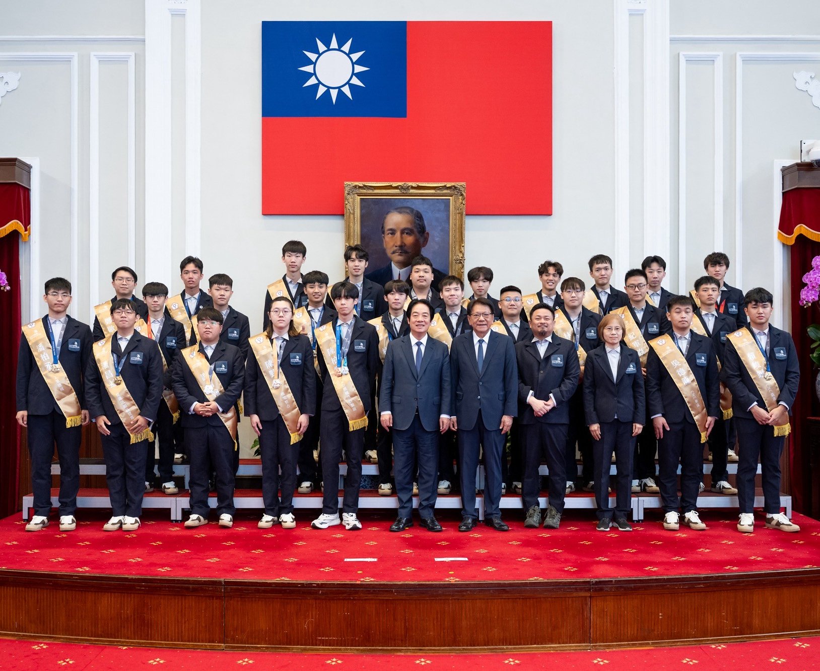 第48屆國際技能競賽獲3金3銀7銅 賴清德接見代表團承諾強化技職教育
