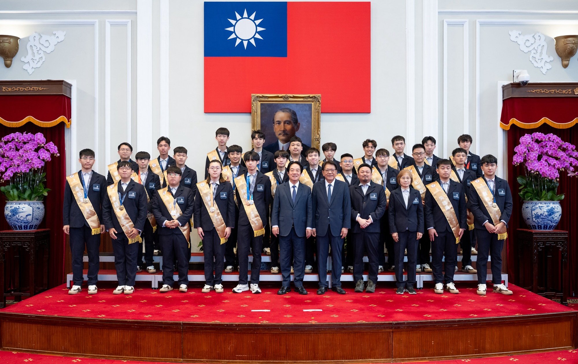 第48屆國際技能競賽獲3金3銀7銅 賴清德接見代表團承諾強化技職教育