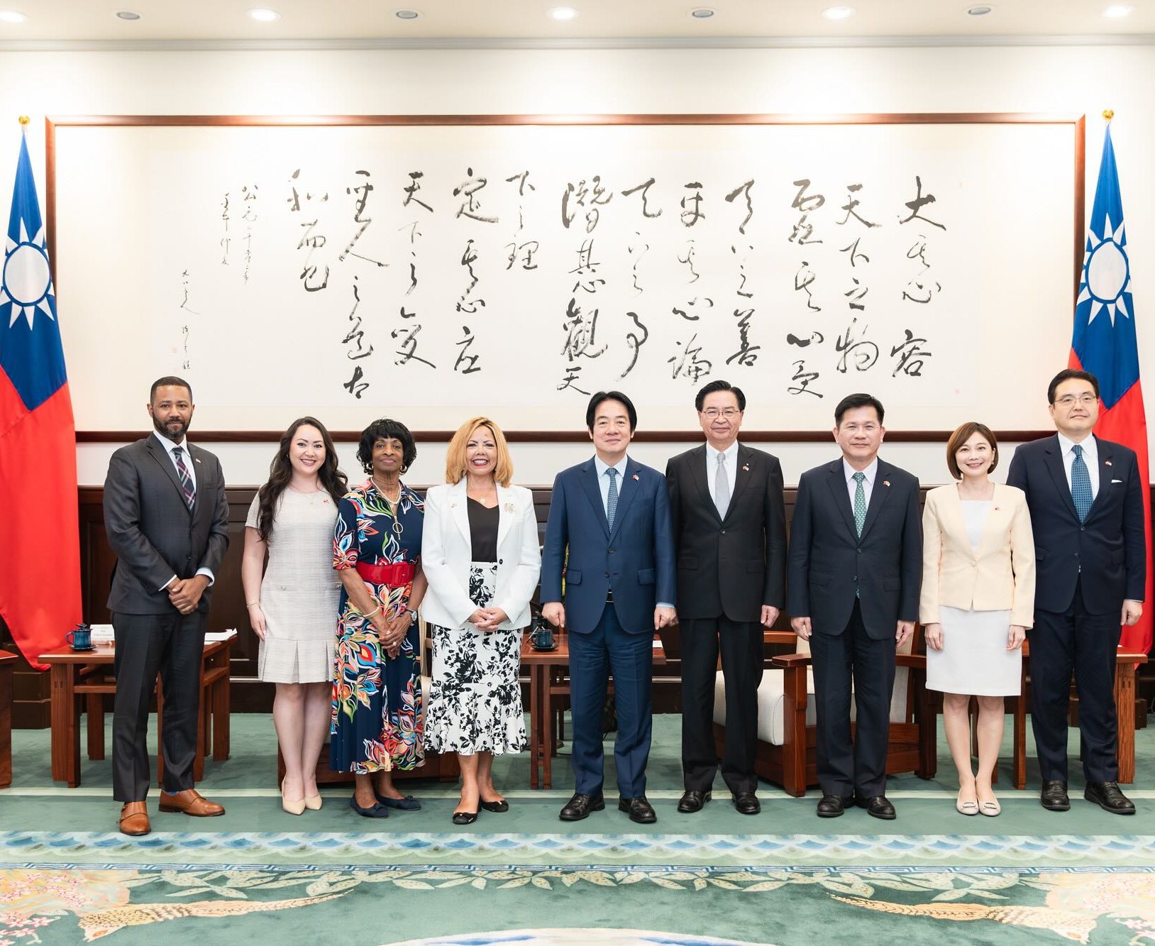 賴清德接見美國國家民主基金會訪團 盼深化臺美合作抗衡威權擴張