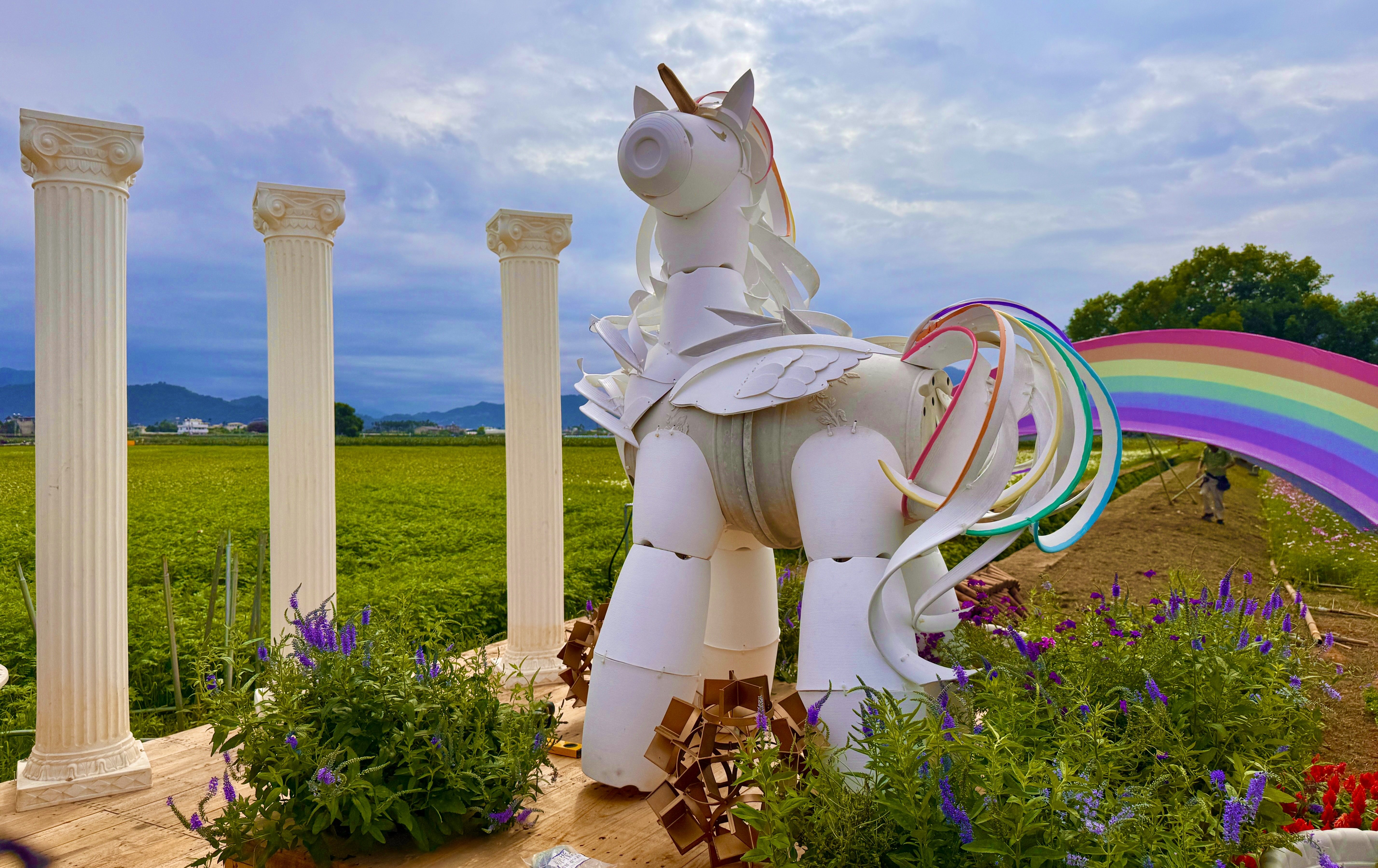 颱風過後 台中國際花毯節重新開園迎賓