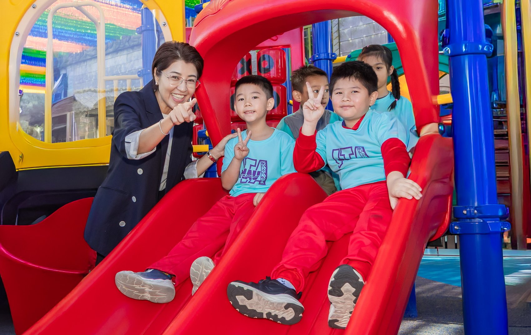 南投魚池鄉日月村親子公園啟用 長幼皆樂