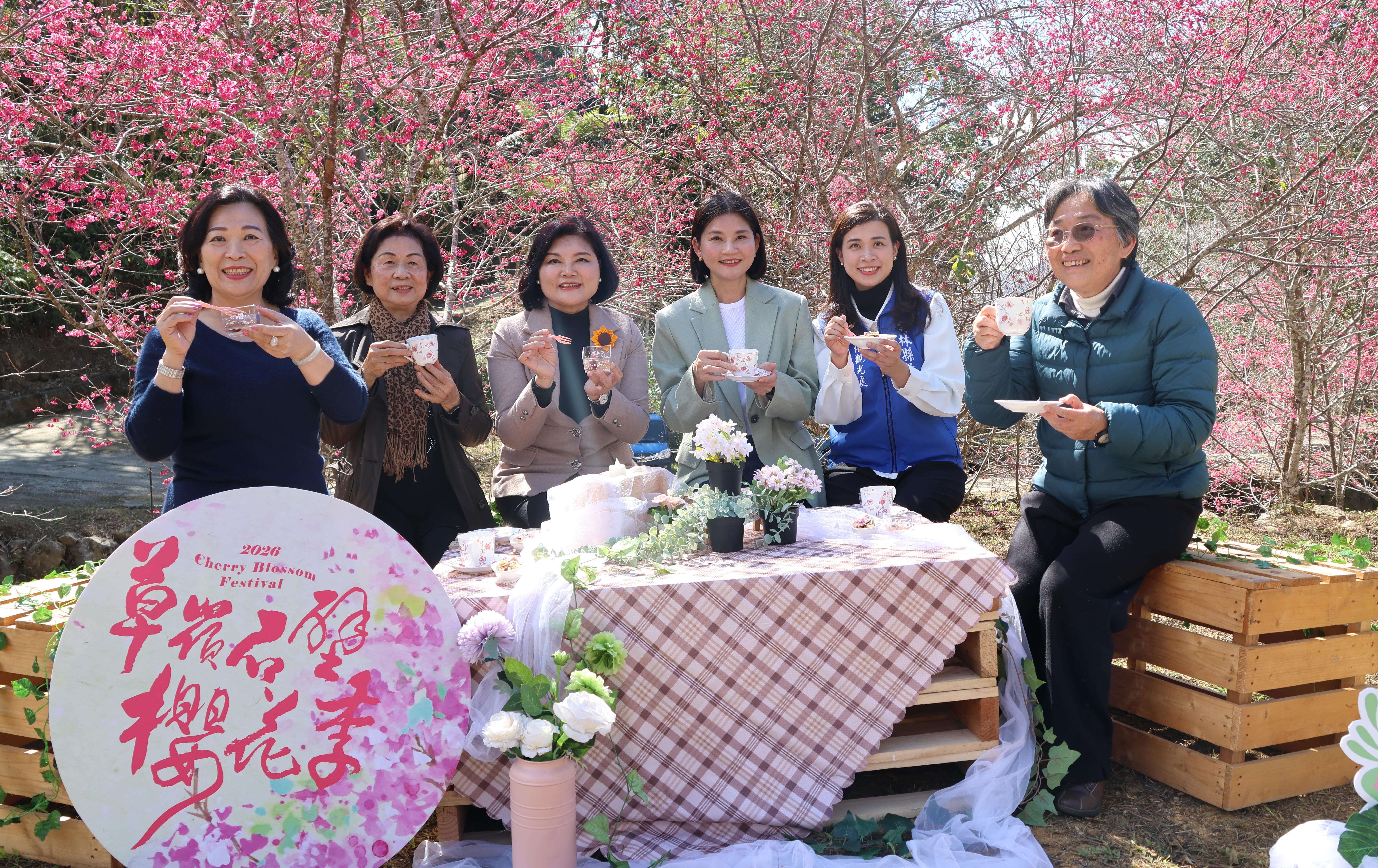 2萬株櫻花海預備！ 2026雲林草嶺石壁櫻花季 「美人谷」浪漫登場