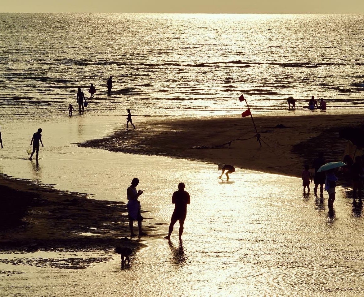 春日逐浪賞夕陽！ 大安濱海樂園今日起開放 30米媽祖雕像下半年亮相