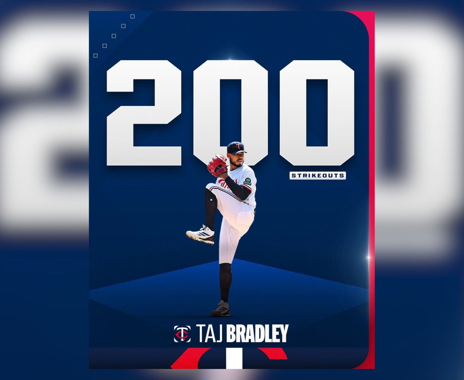 MLB》單季200K里程碑達陣！泰吉布萊德利優質先發 成為雙城隊史第10人