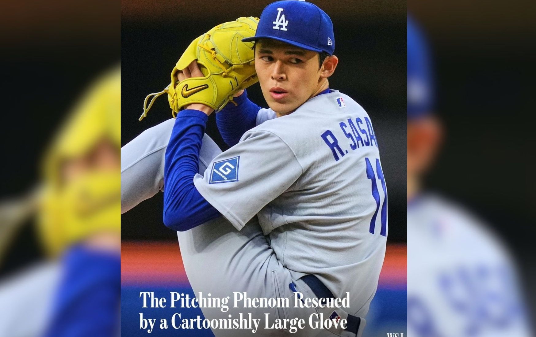 MLB》華爾街日報：道奇投手佐佐木朗希換用超大手套 改善球路遭破解問題