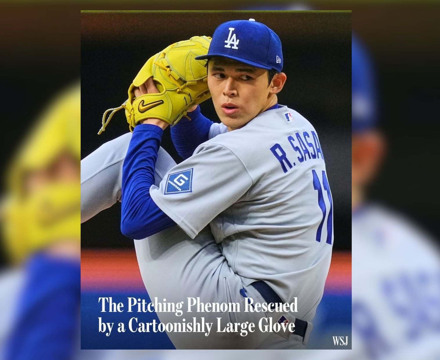 MLB》華爾街日報：道奇投手佐佐木朗希換用超大手套 改善球路遭破解問題