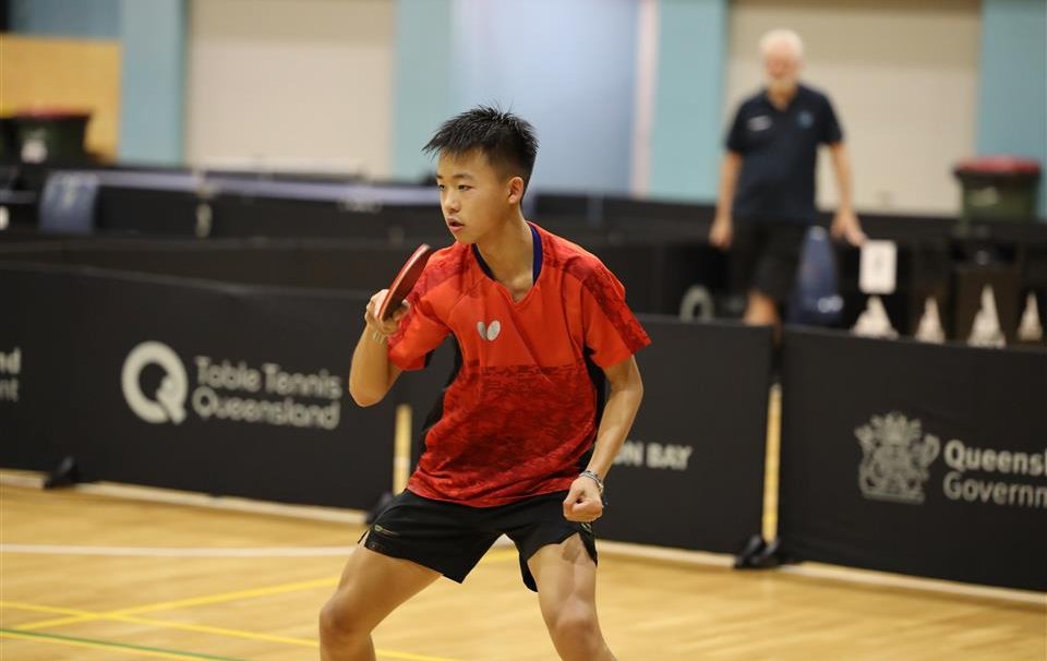 彰德國中羅允呈勇奪昆士蘭公開賽桌球5冠王