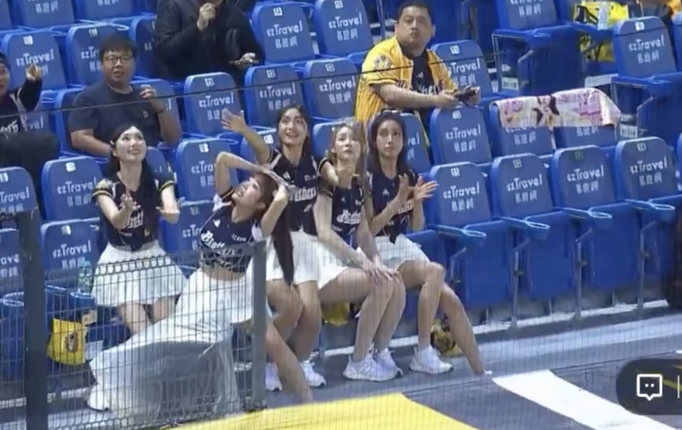 超神！台灣職棒啦啦隊「美技守備」片瘋傳　日網友：這反應太神！