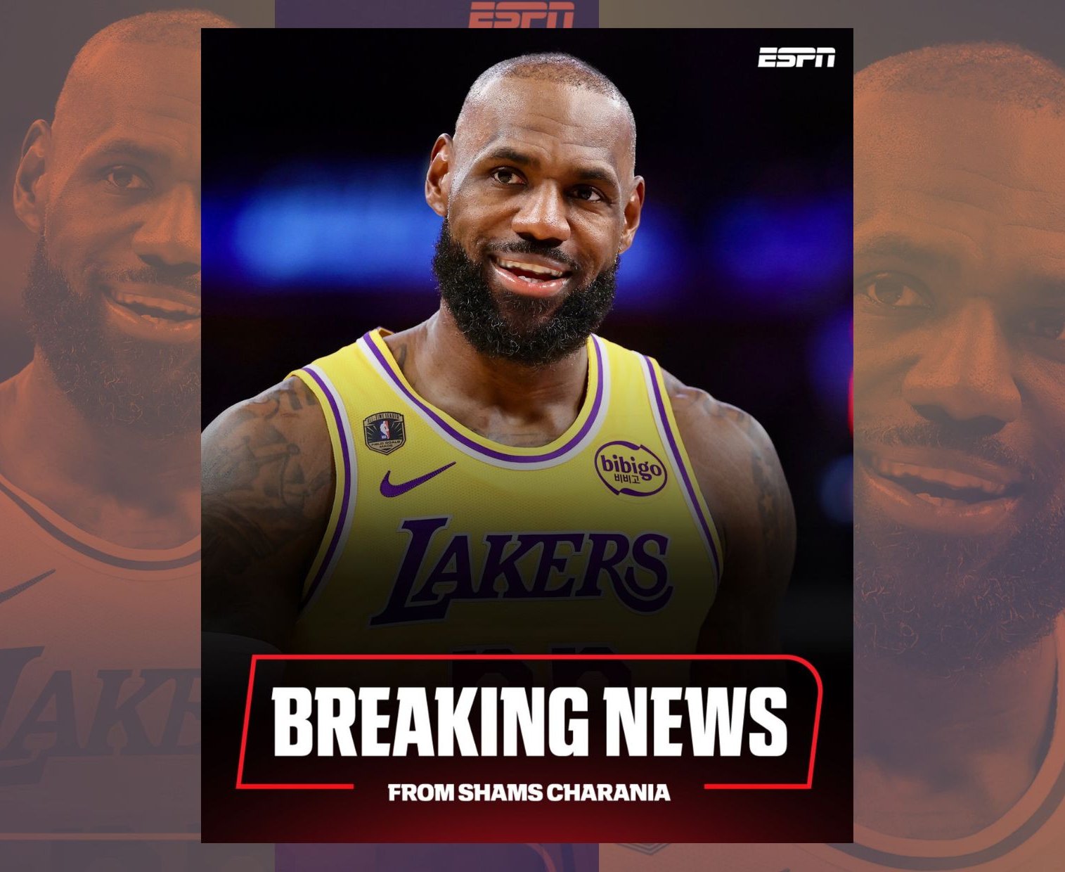 NBA》經紀人證實！LeBron將戰2026-27賽季 宣布告別湖人投入自由市場