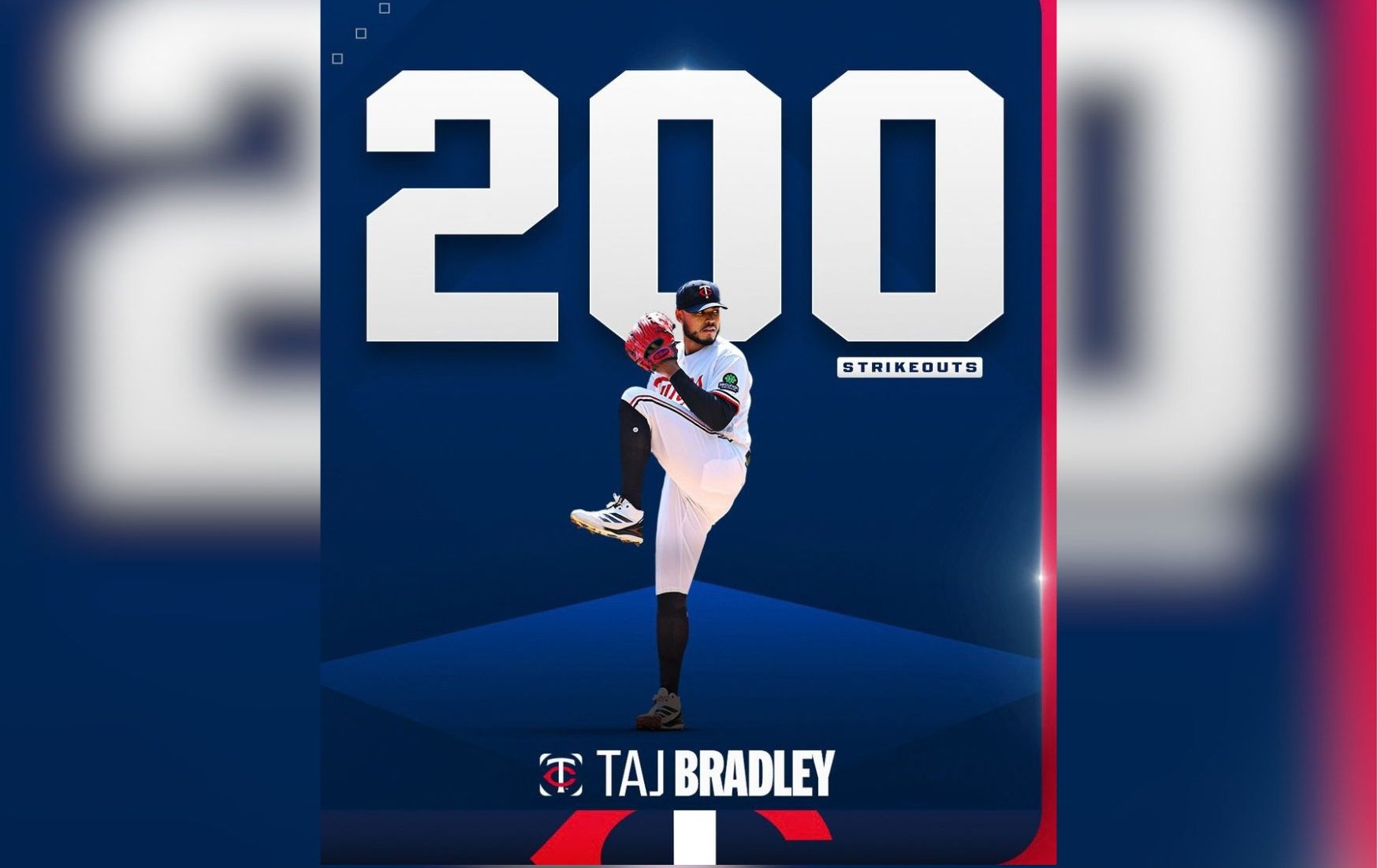 MLB》單季200K里程碑達陣！泰吉布萊德利優質先發 成為雙城隊史第10人