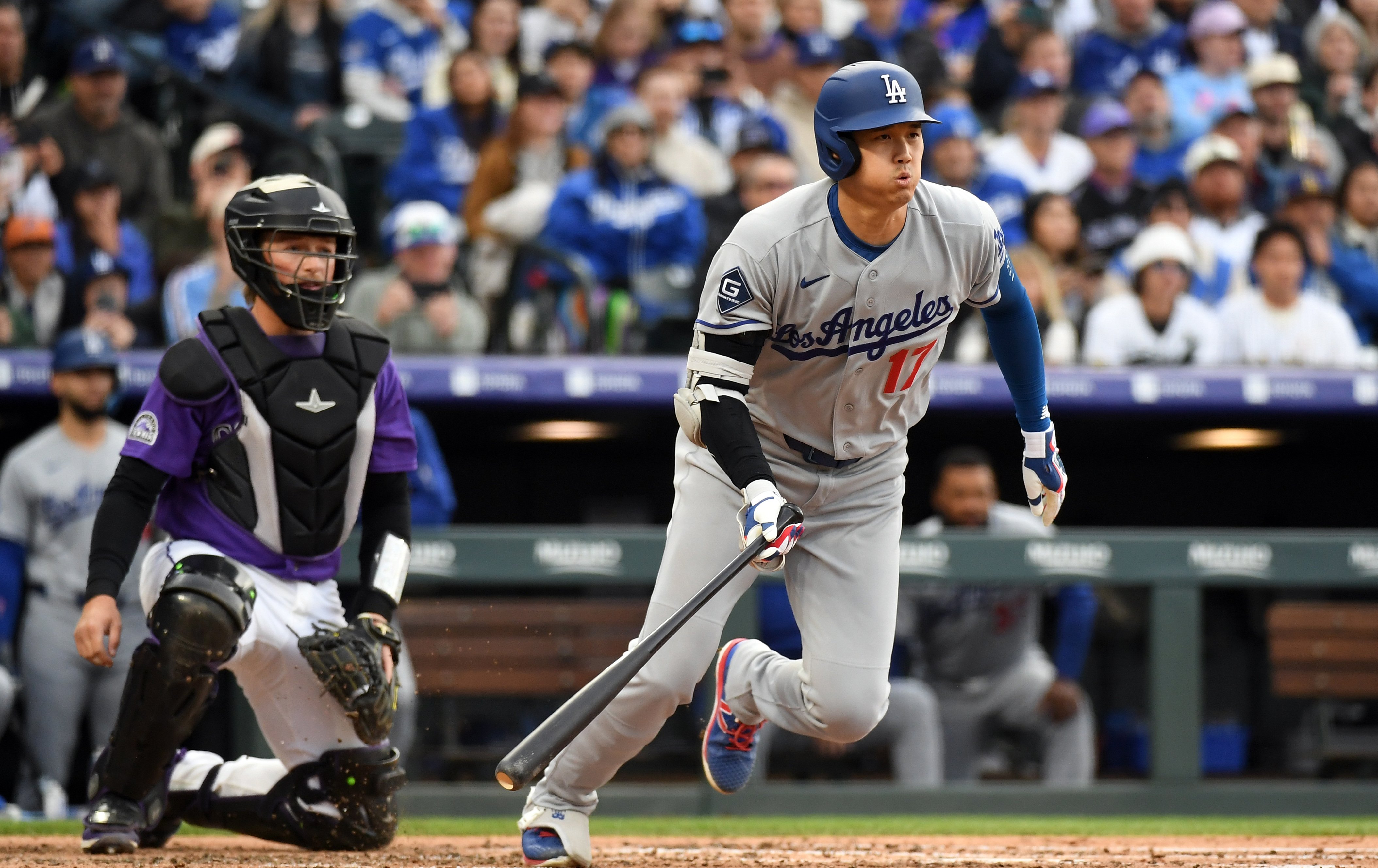 MLB》大谷翔平追平秋信守 52 場連上壘紀錄！道奇火力全開 12：3 轟垮洛磯