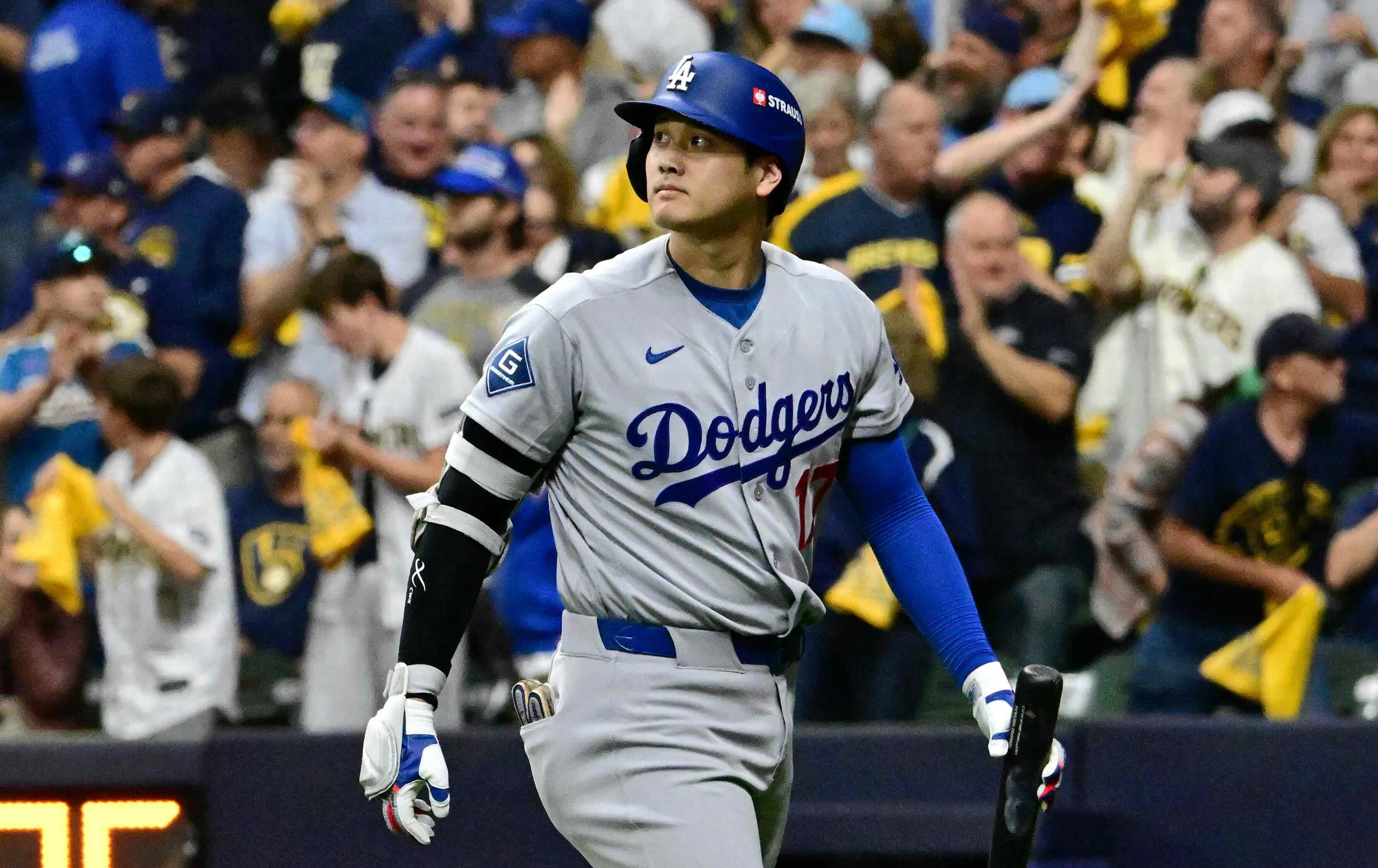 MLB》大谷翔平罕見扛四棒難救賽揚左投！釀酒人2:1逆轉道奇 國聯冠軍戰首戰開紅盤