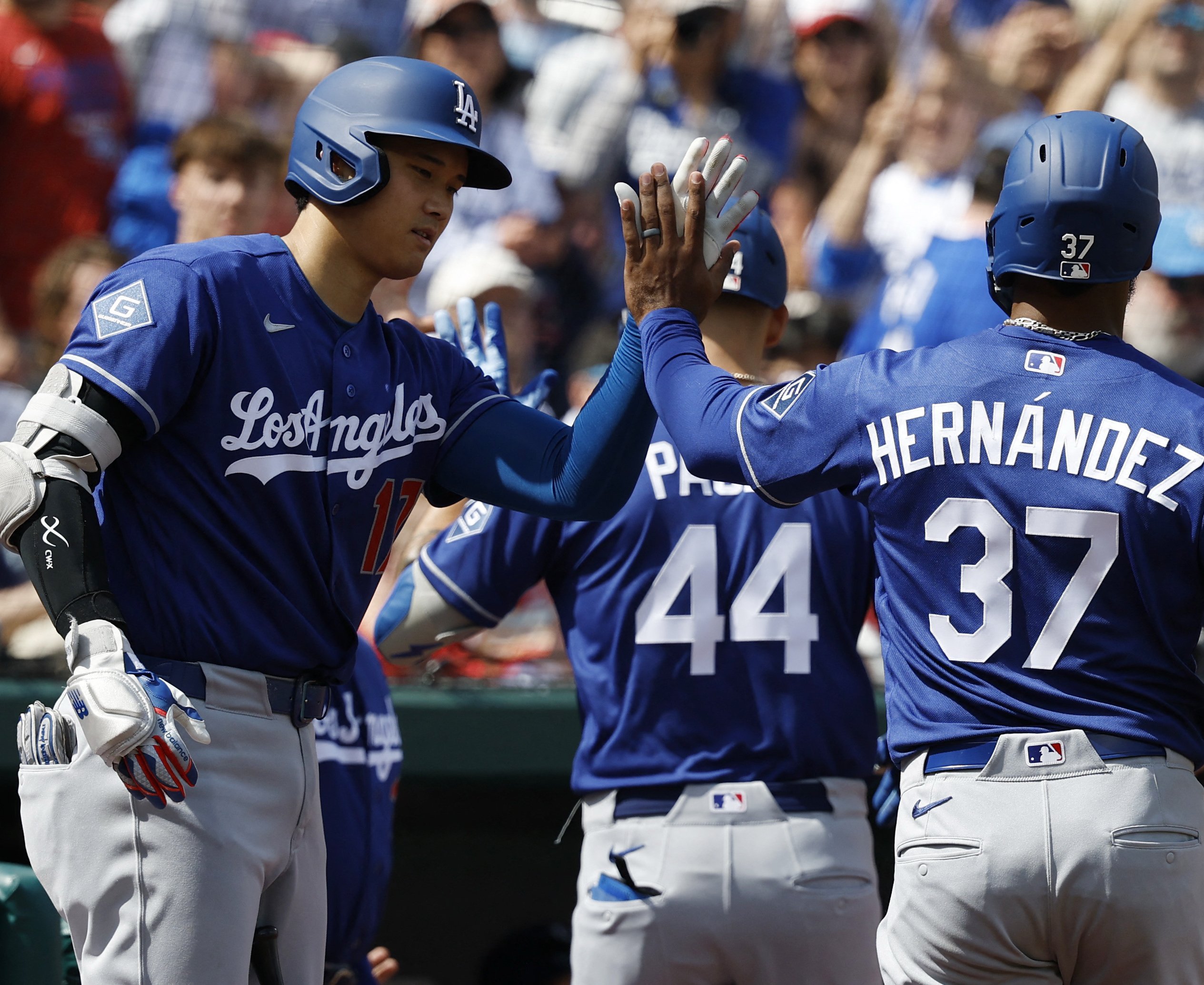 MLB》大聯盟／大谷翔平首轟出爐！道奇「宇宙前四棒」連環開轟 13：6 痛擊國民