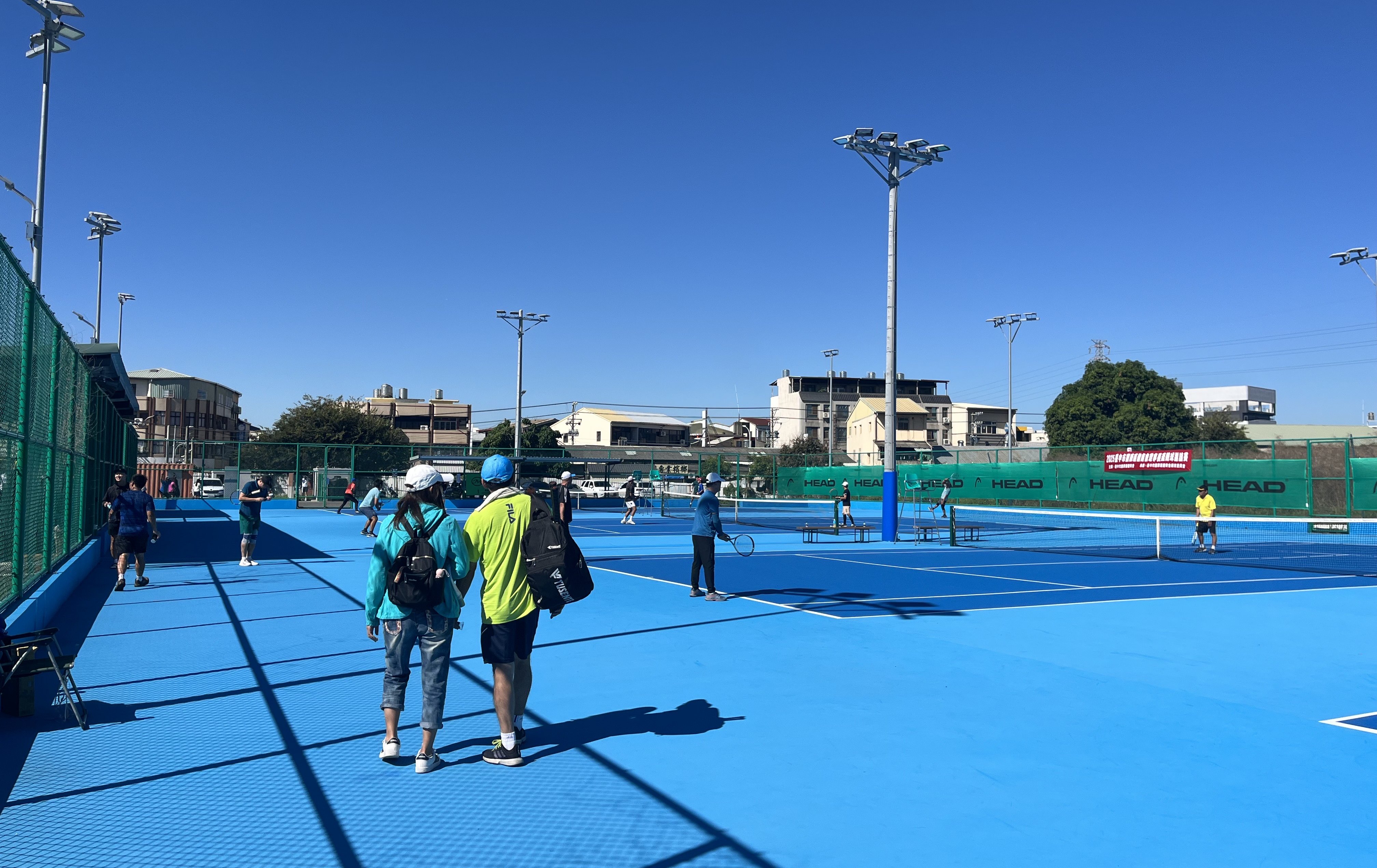 中市府斥資4600萬 10面全新網球場閃亮登場