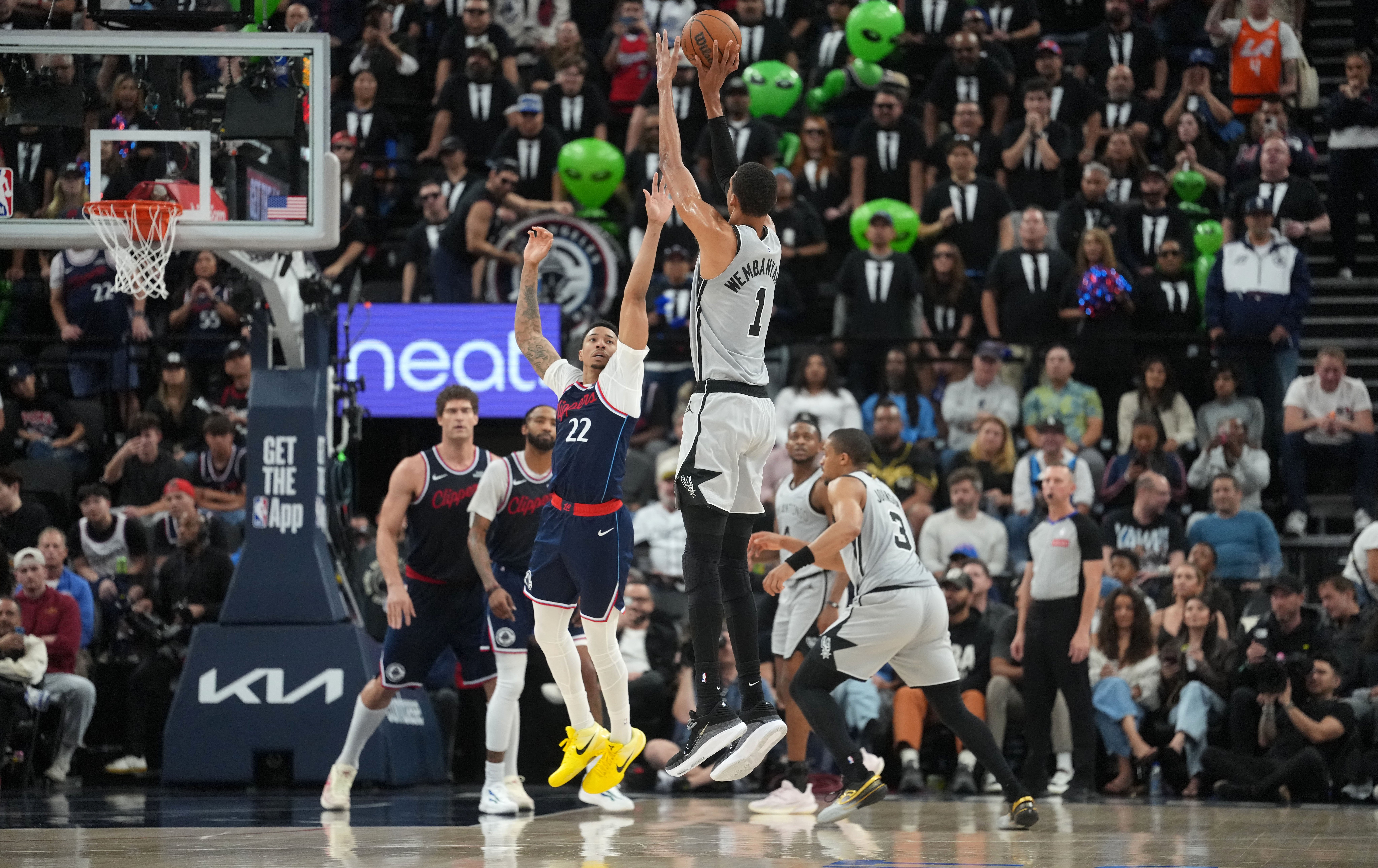 NBA》溫班亞馬化身禁區神柱！馬刺豪取50勝 創「後鄧肯時代」最佳戰績