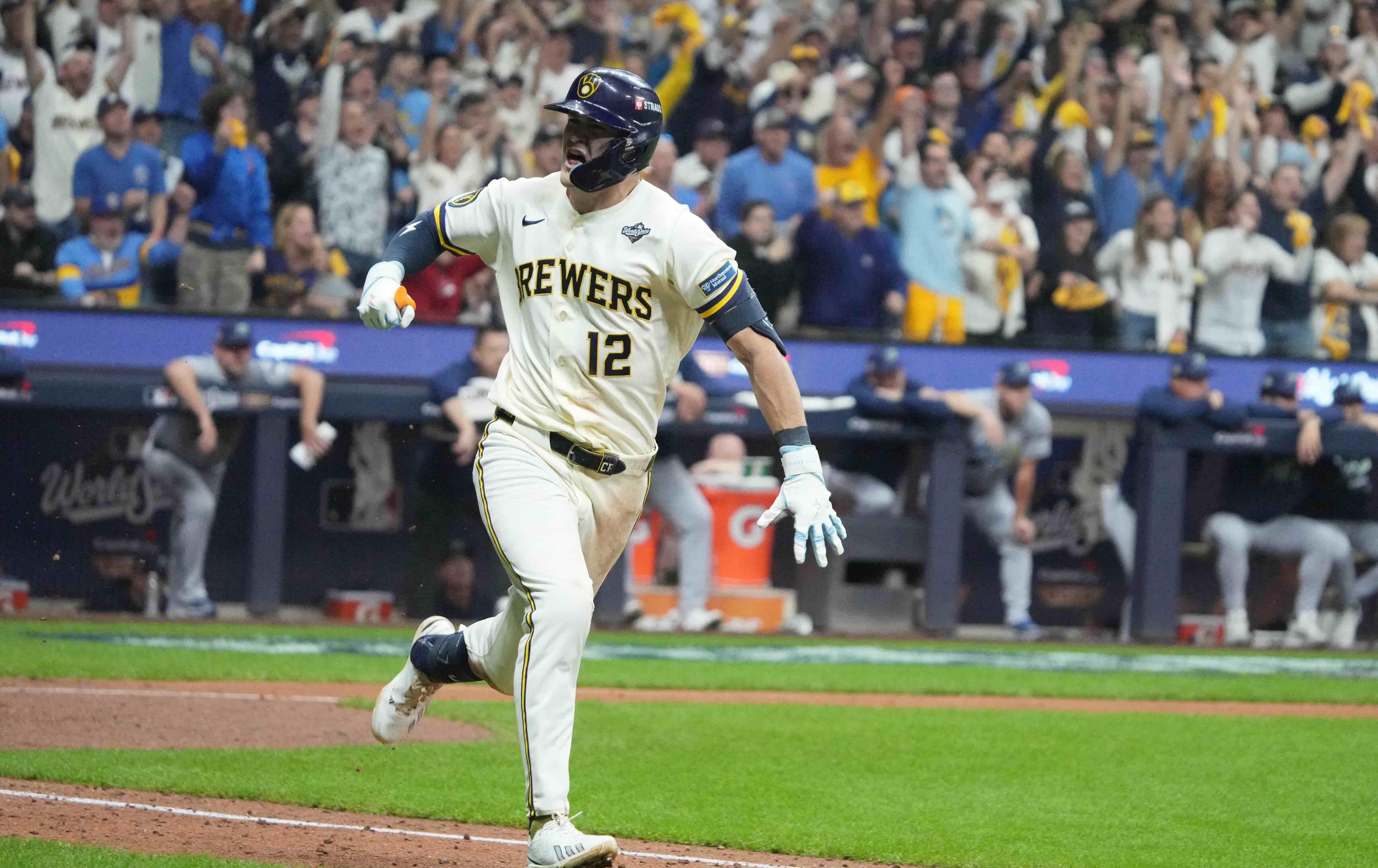 MLB》世界大賽G2 開局失誤後敲超前安！釀酒人菜鳥普拉特逆轉光芒 創106年最年輕紀錄