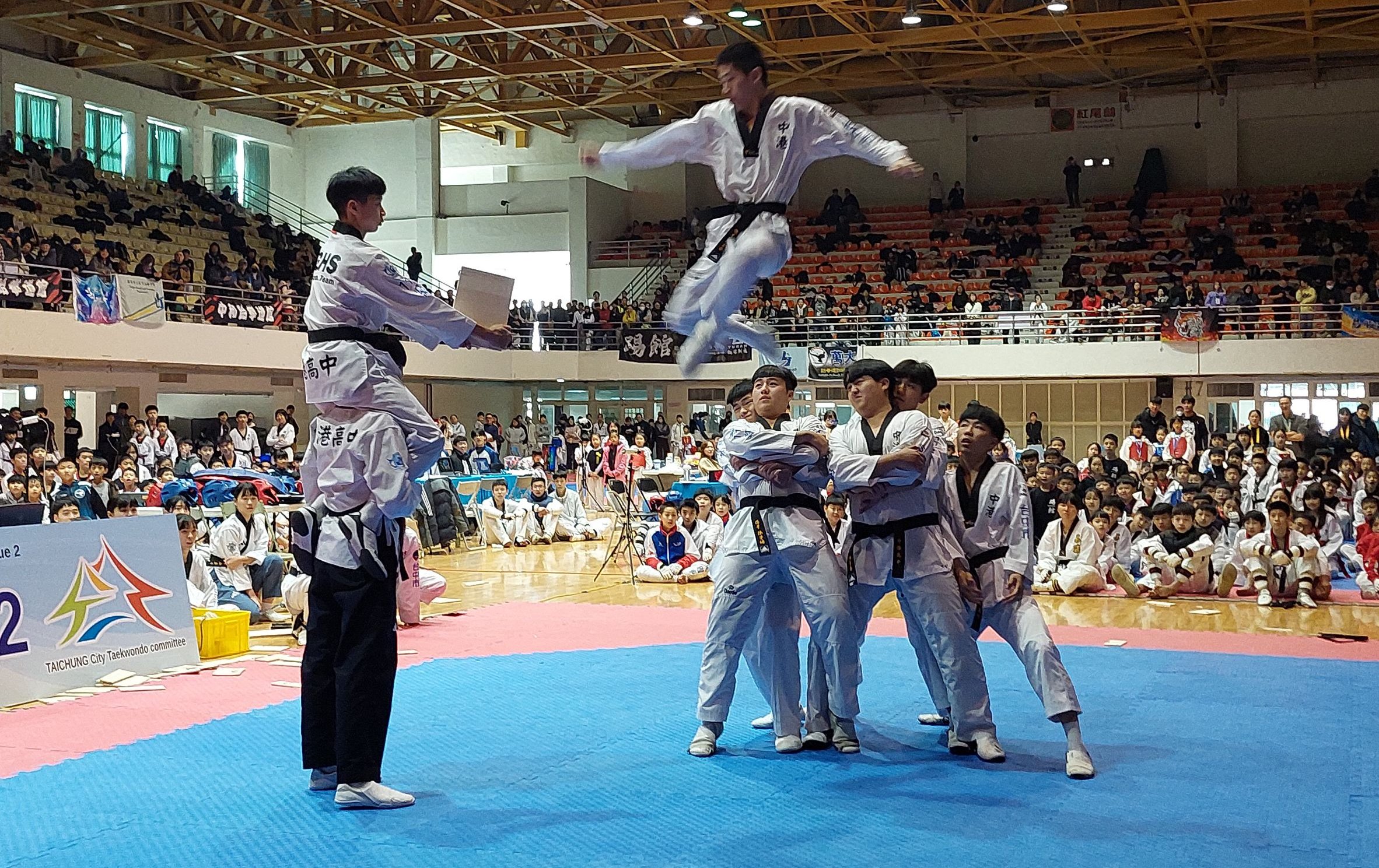 首屆梧棲主委盃跆拳道賽 韓馬星列強跨海參賽