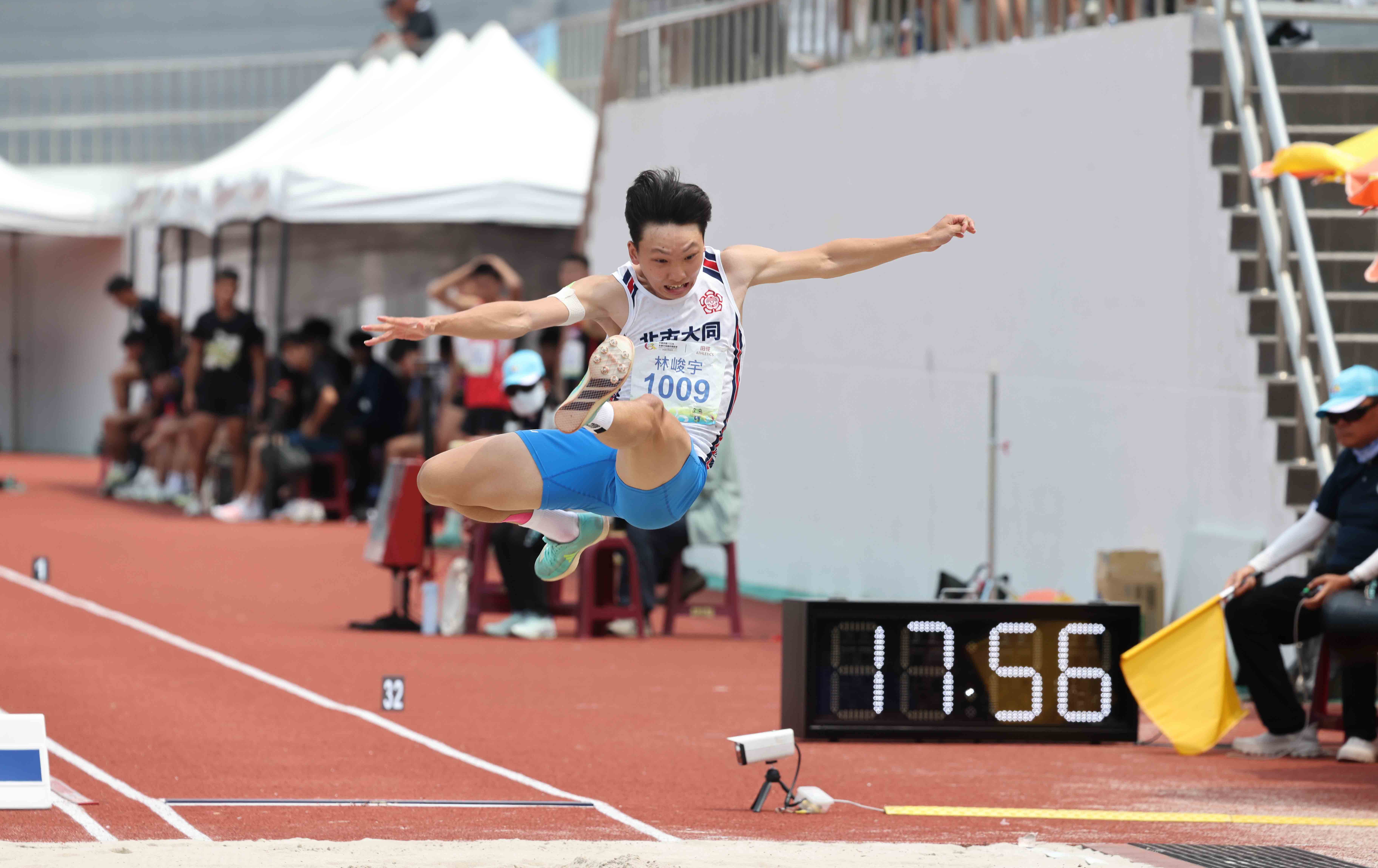 全中運》克服強勁逆風！林峻宇 7 公尺 47 跳出全中運首金