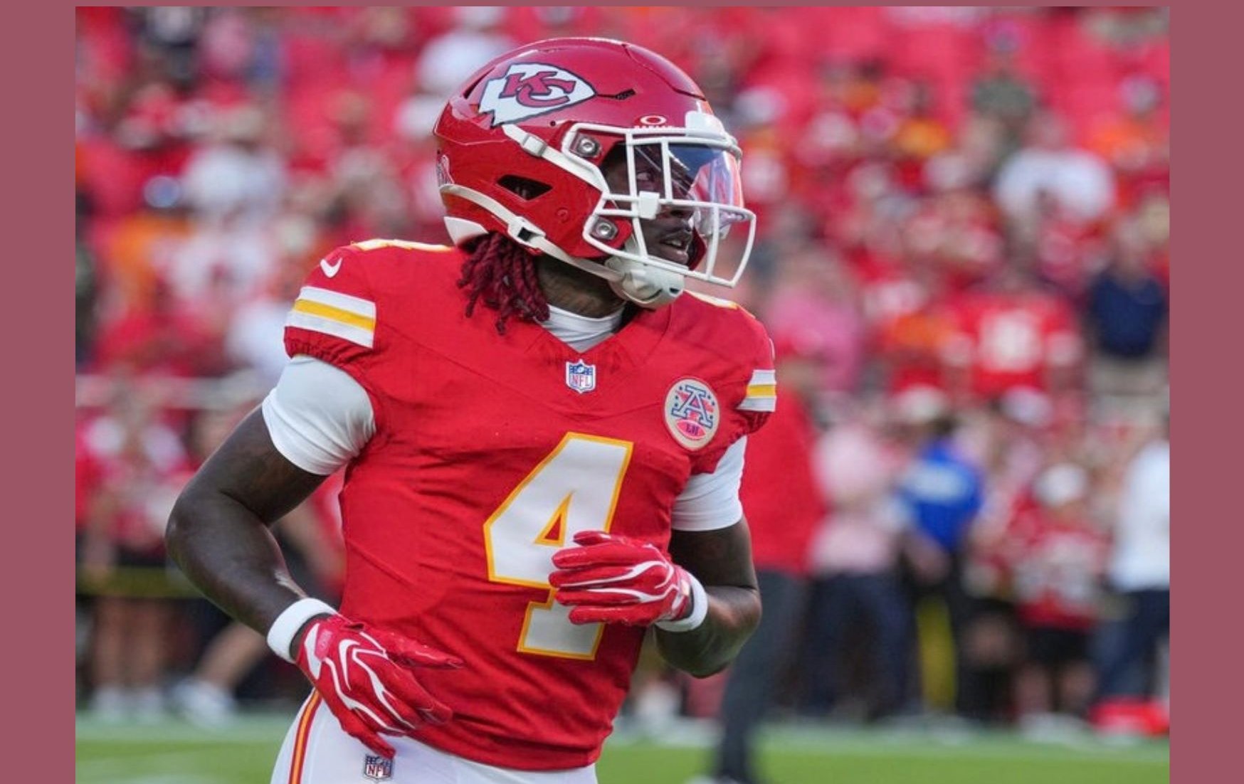 NFL》堪薩斯城酋長外接手萊斯第4週傷退 腿部拉傷出戰機率遭降至「疑慮」