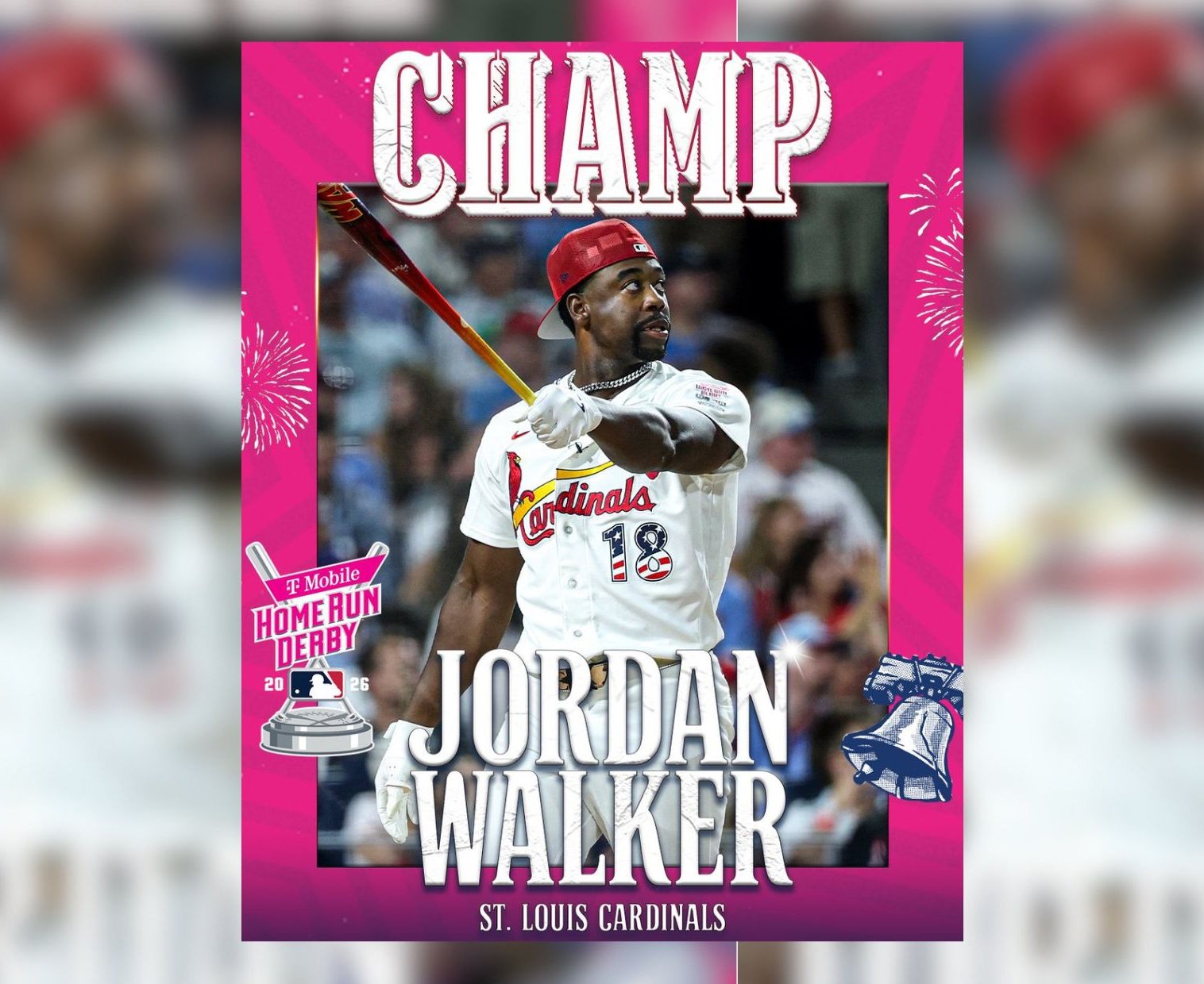 MLB》頂住費城滿場噓聲！紅雀黑馬沃克觸發新制延長賽「連六揮開轟」驚天逆轉奪冠