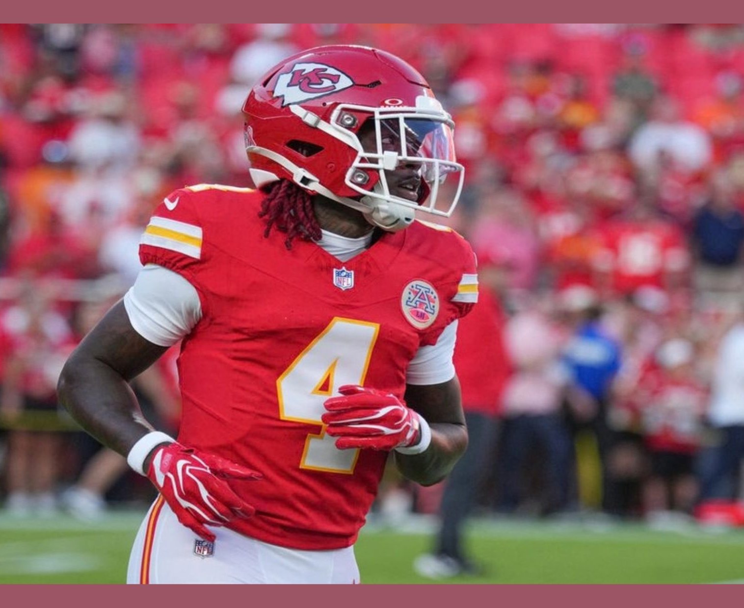 NFL》堪薩斯城酋長外接手萊斯第4週傷退 腿部拉傷出戰機率遭降至「疑慮」