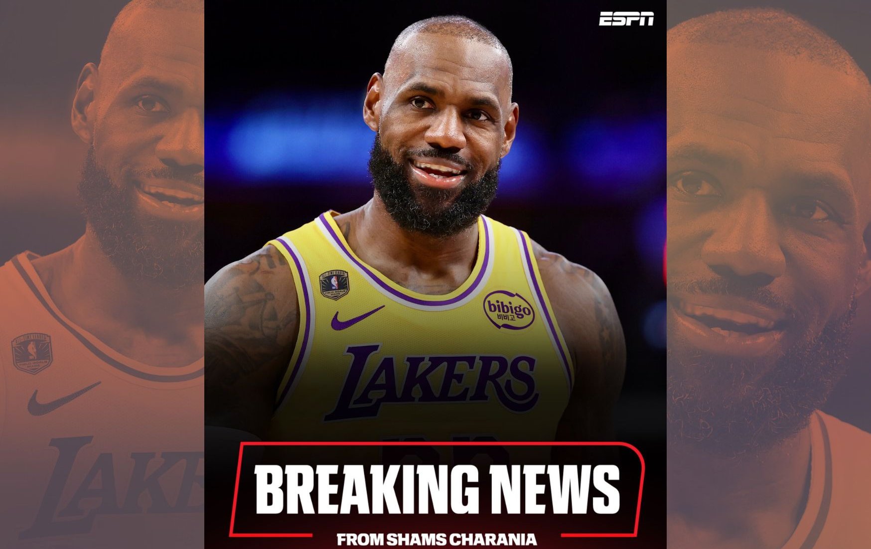 NBA》經紀人證實！LeBron將戰2026-27賽季 宣布告別湖人投入自由市場