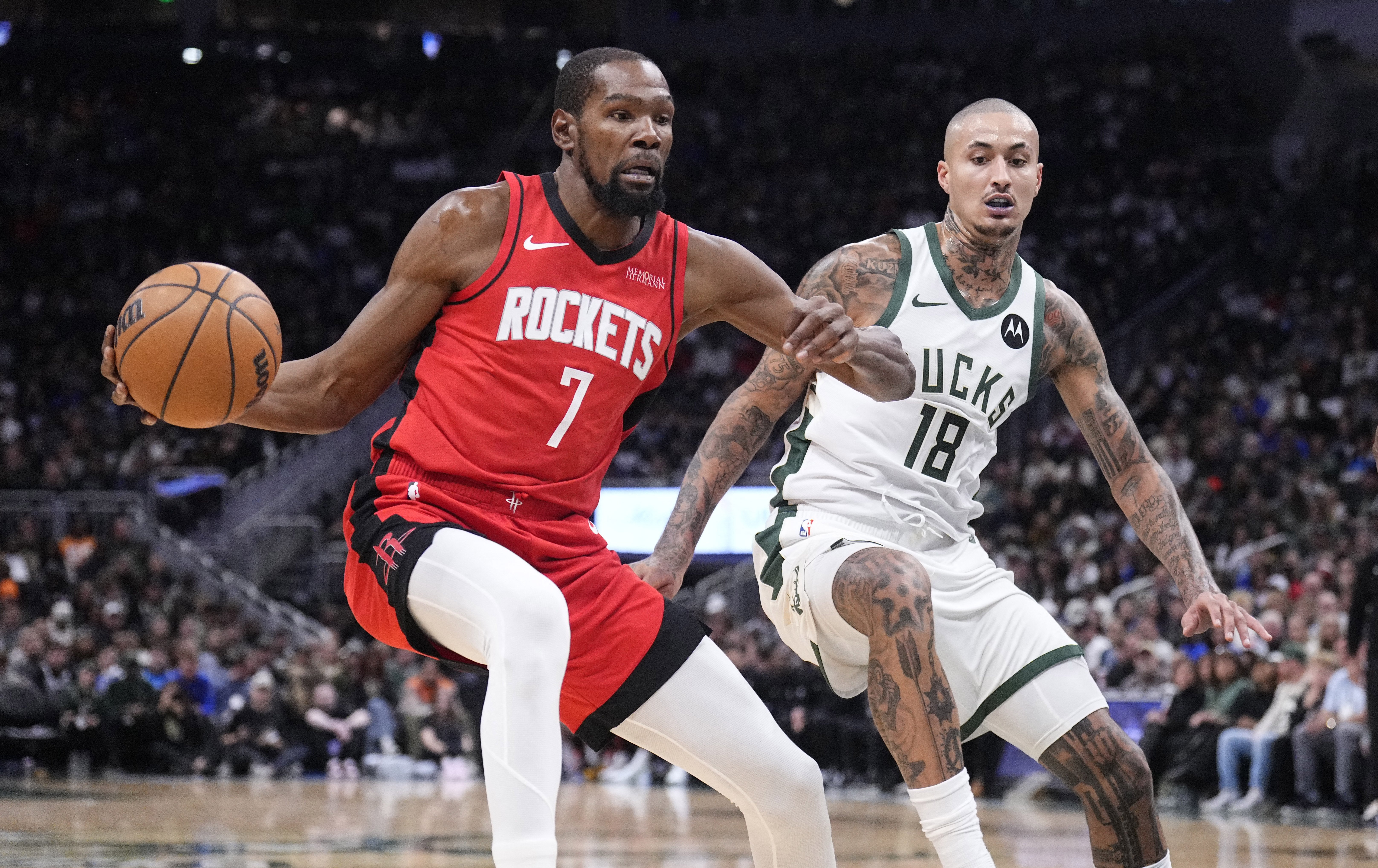 杜蘭特單節爆發轟15分率火箭逆轉公鹿　生涯三分球2206顆並列史上第13