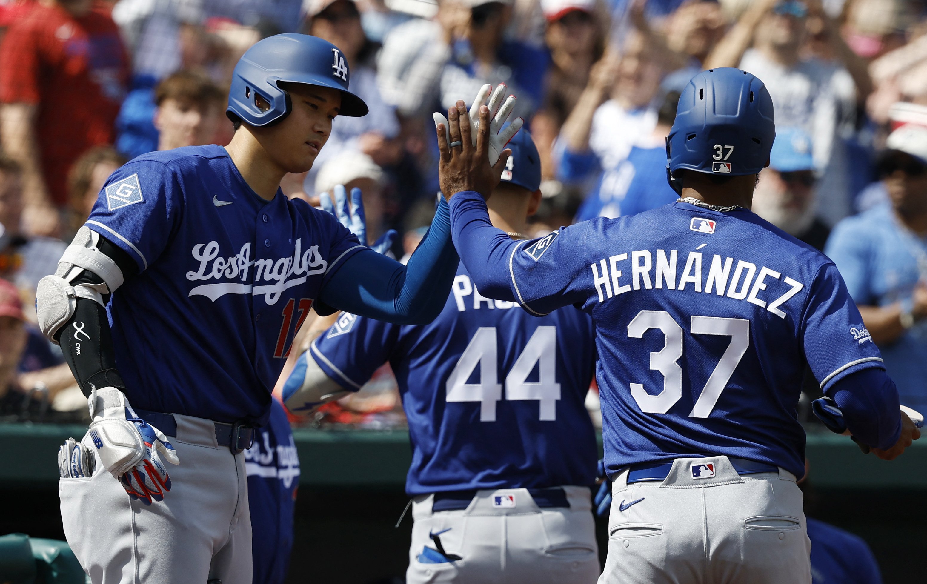 MLB》大聯盟／大谷翔平首轟出爐！道奇「宇宙前四棒」連環開轟 13：6 痛擊國民