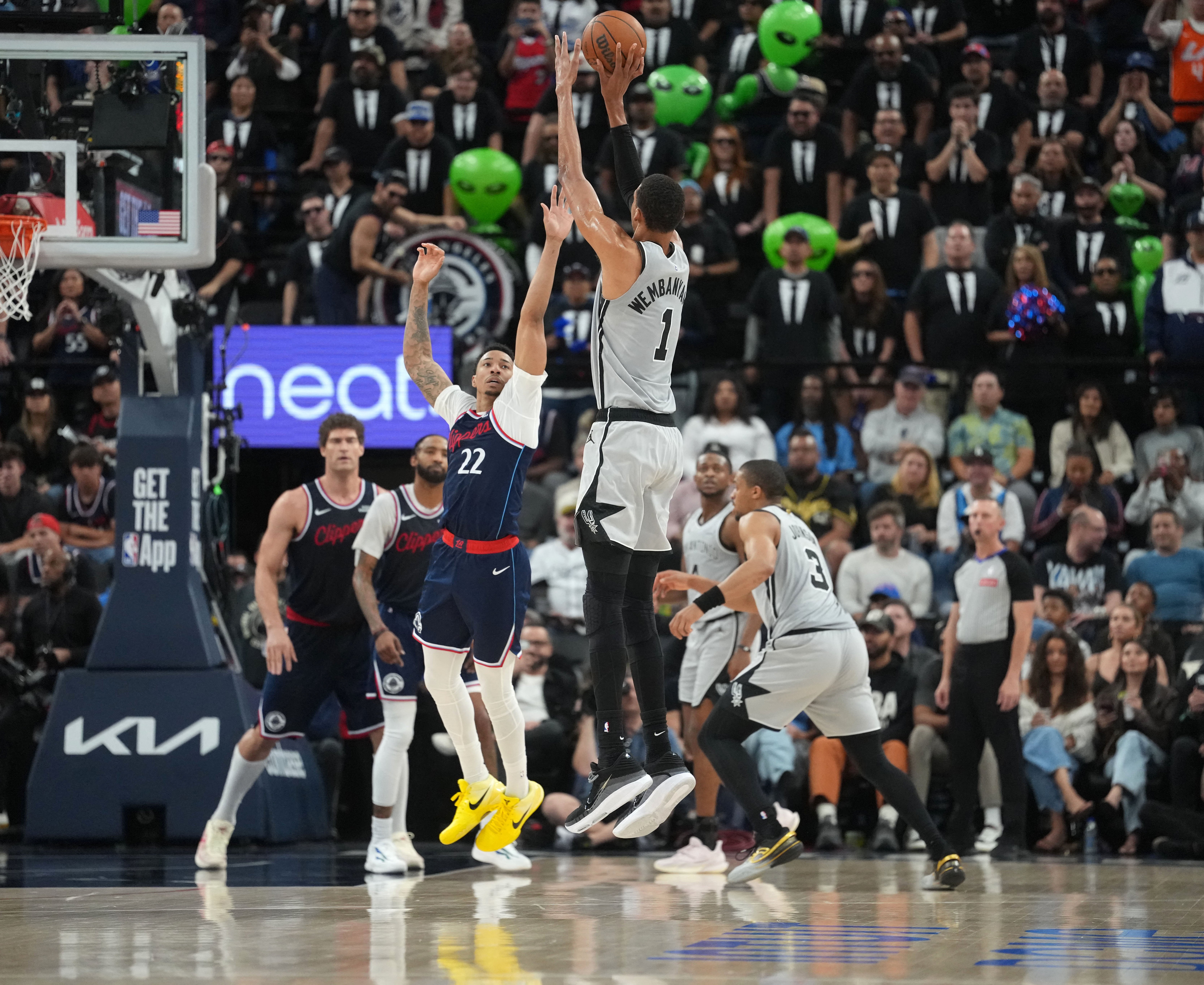 NBA》溫班亞馬化身禁區神柱！馬刺豪取50勝 創「後鄧肯時代」最佳戰績