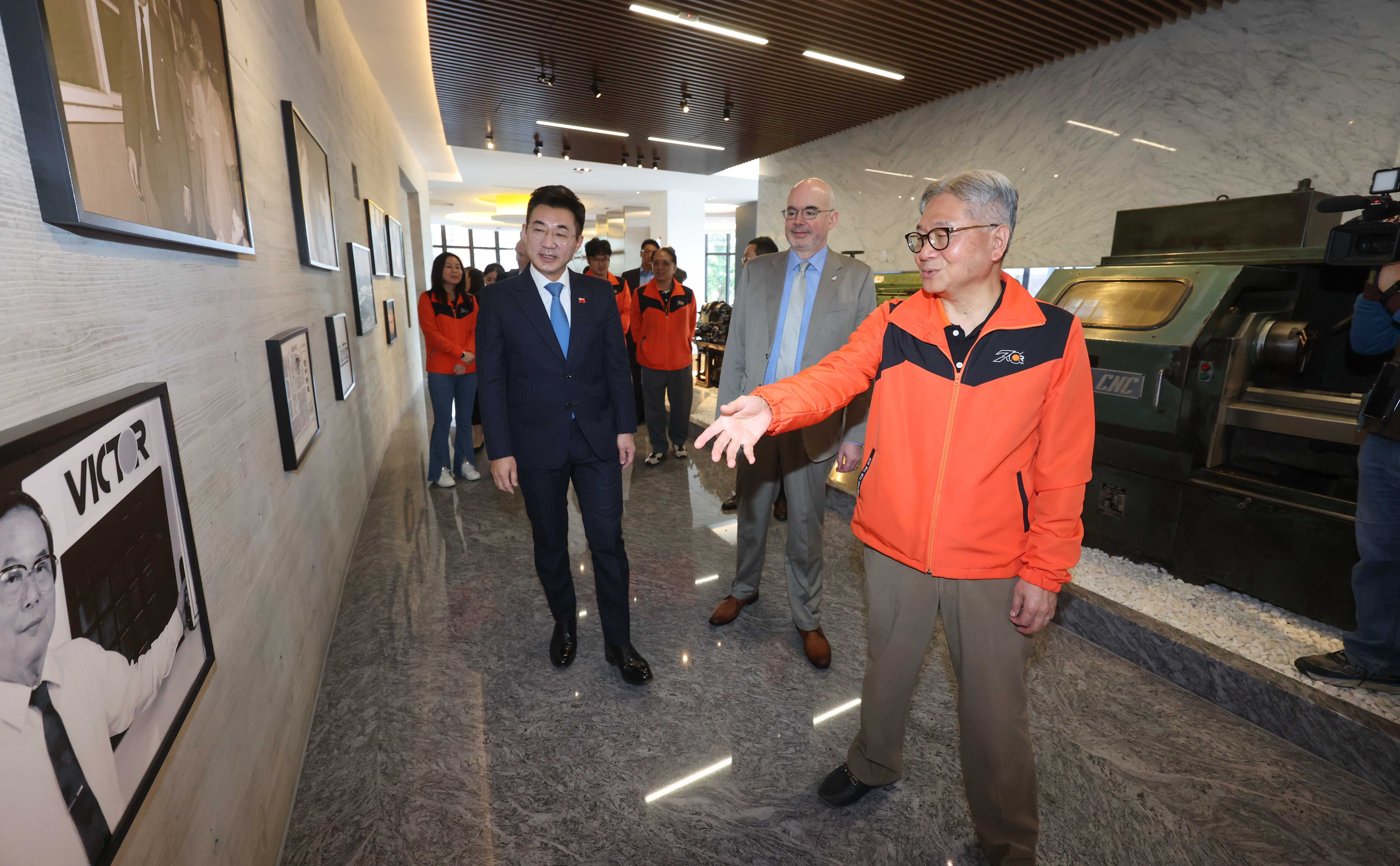 把AIT帶進工廠！江啟臣力推「隱形冠軍」外交 讓世界看見臺中實力